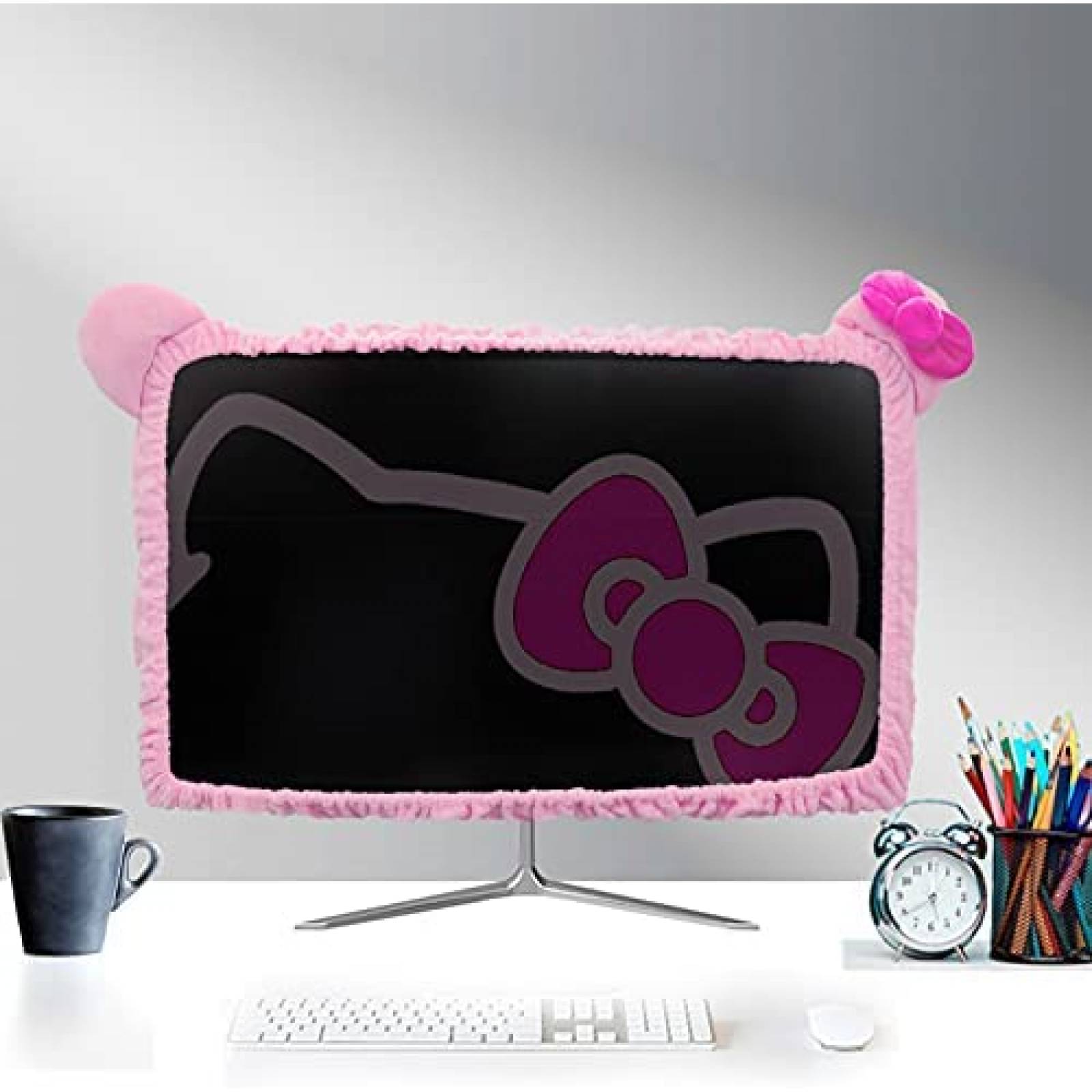 Funda Protectora Kakurookie Para Monitor de 27'' a 34''-Rosa
