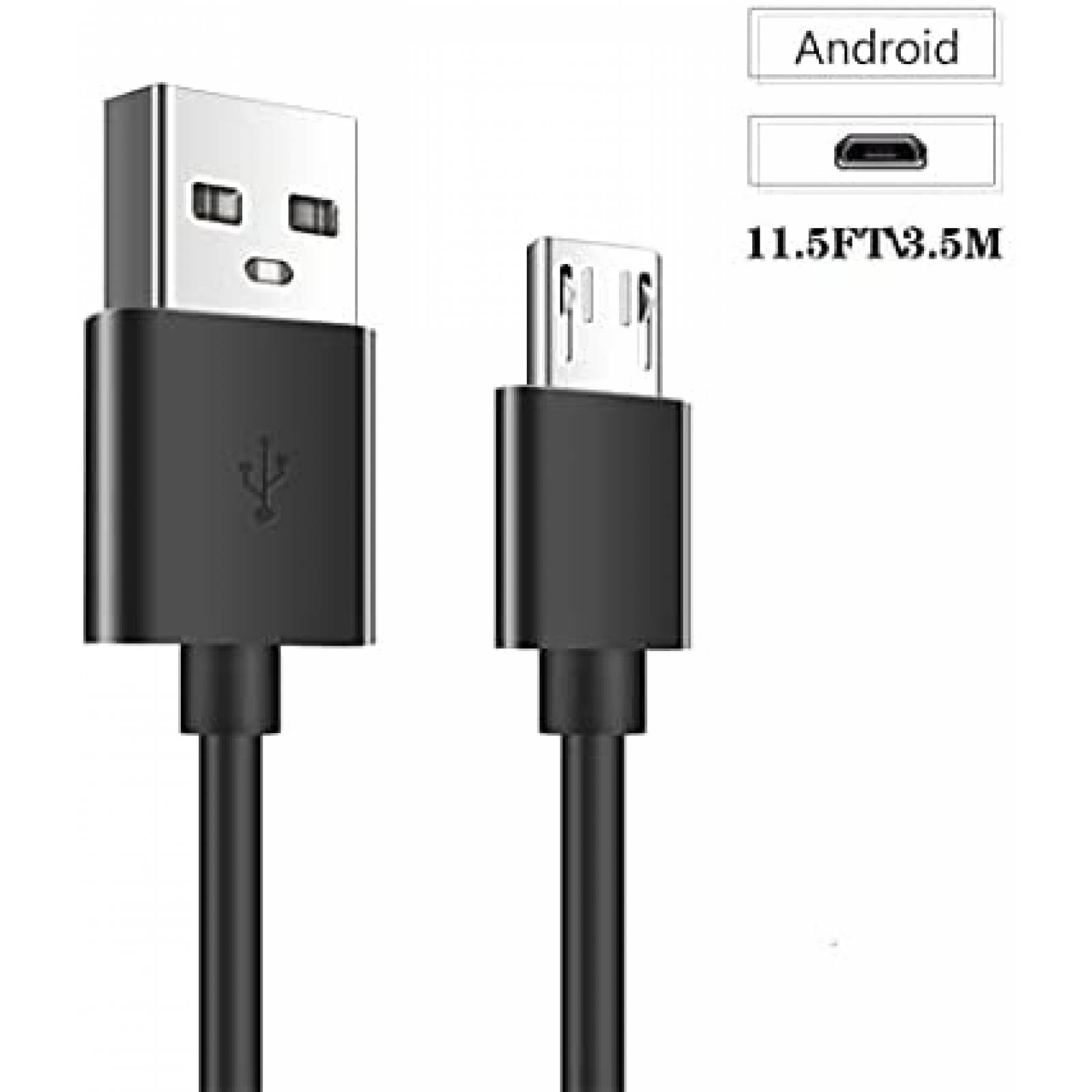 Cable micro USB ATYFUER de carga rápida para Android -Negro