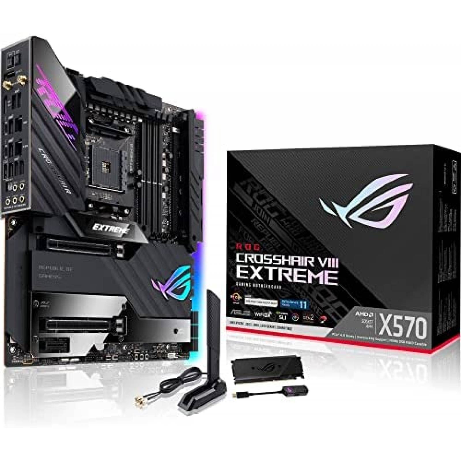 Tarjeta madre ASUS ROG Crosshair VIII Extreme AMD AM4 X570