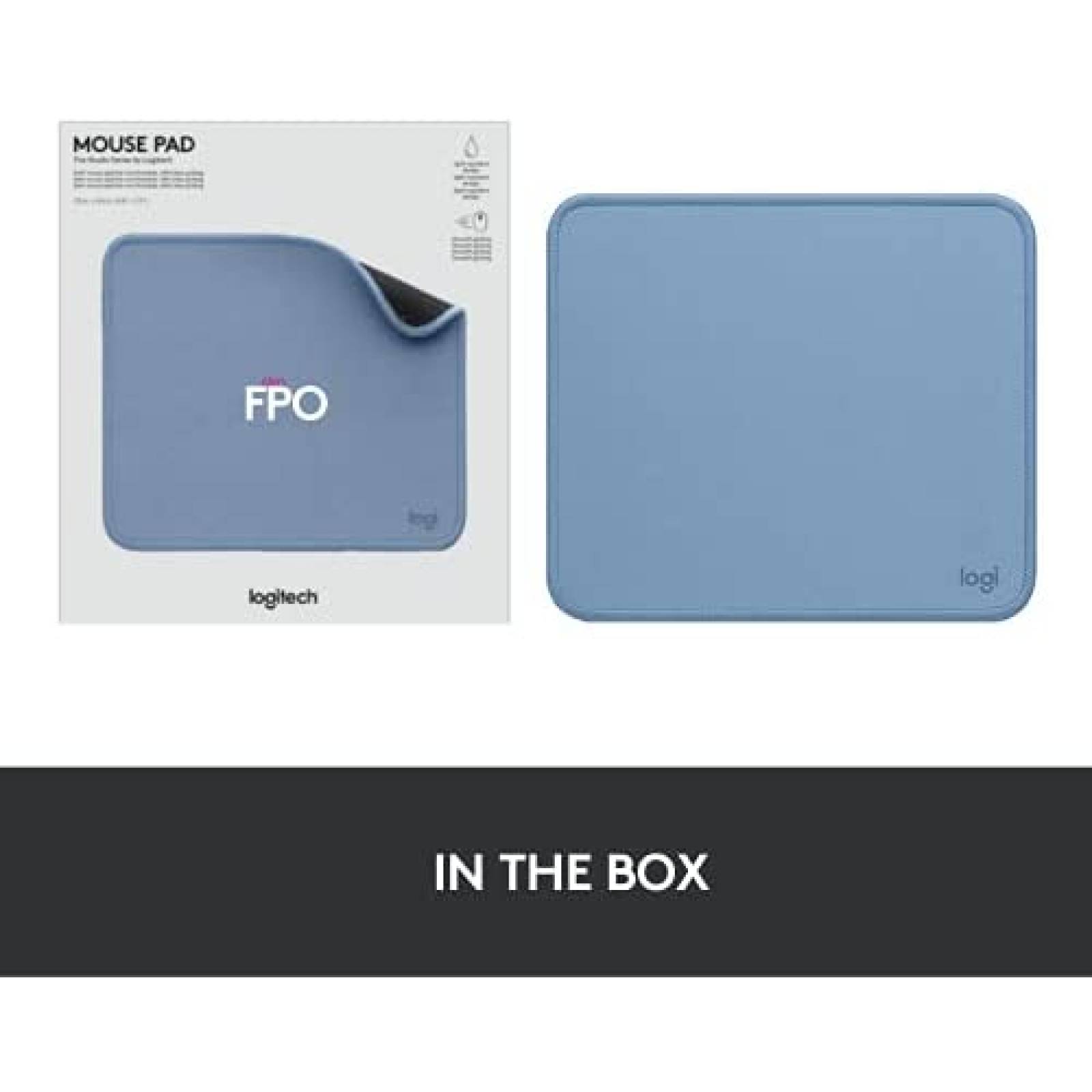 Mouse Pad Logitech Studio Series Facil de Limpiar -Azul