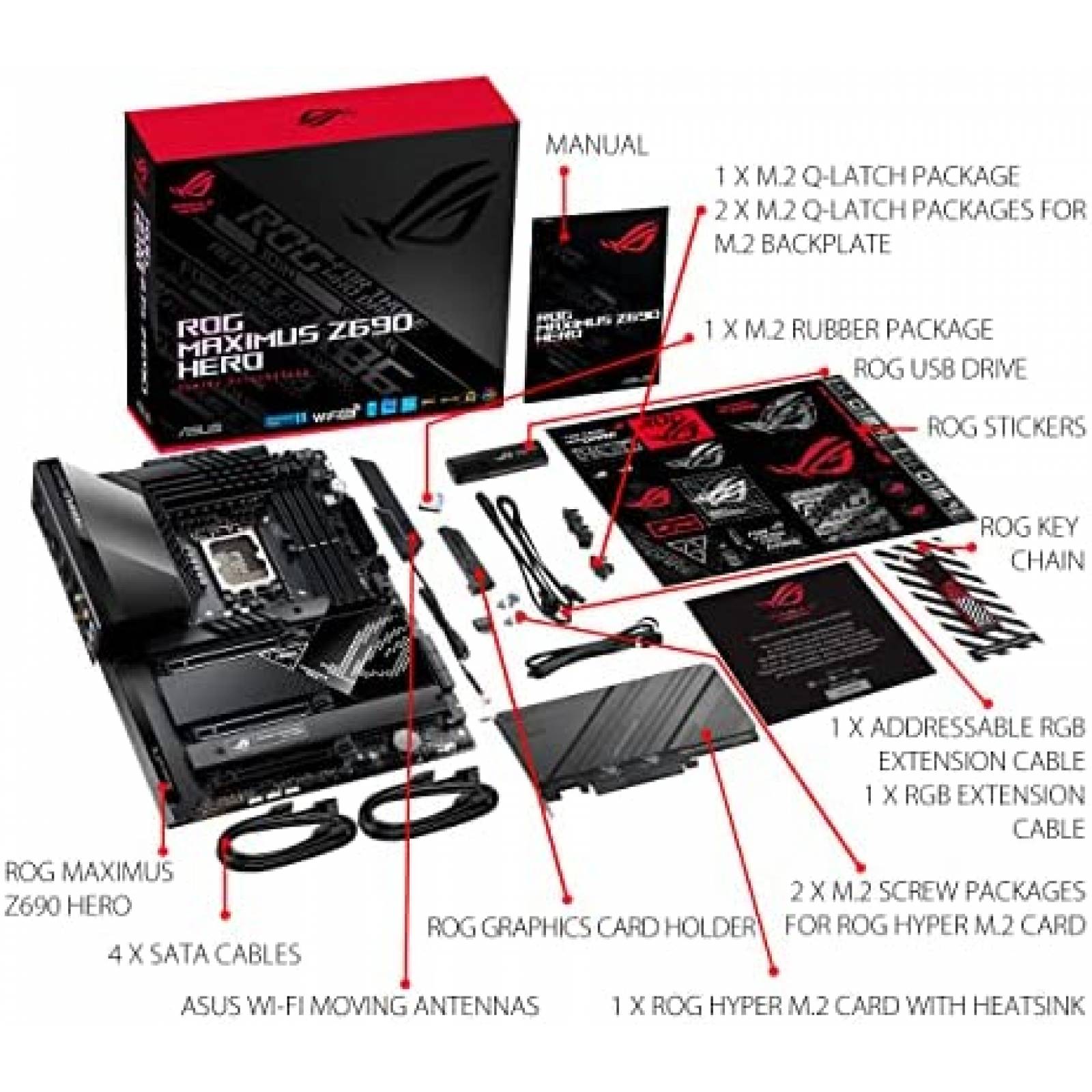 Tarjeta madre ASUS ROG Maximus Z690 Hero WiFi 6E LGA 1700