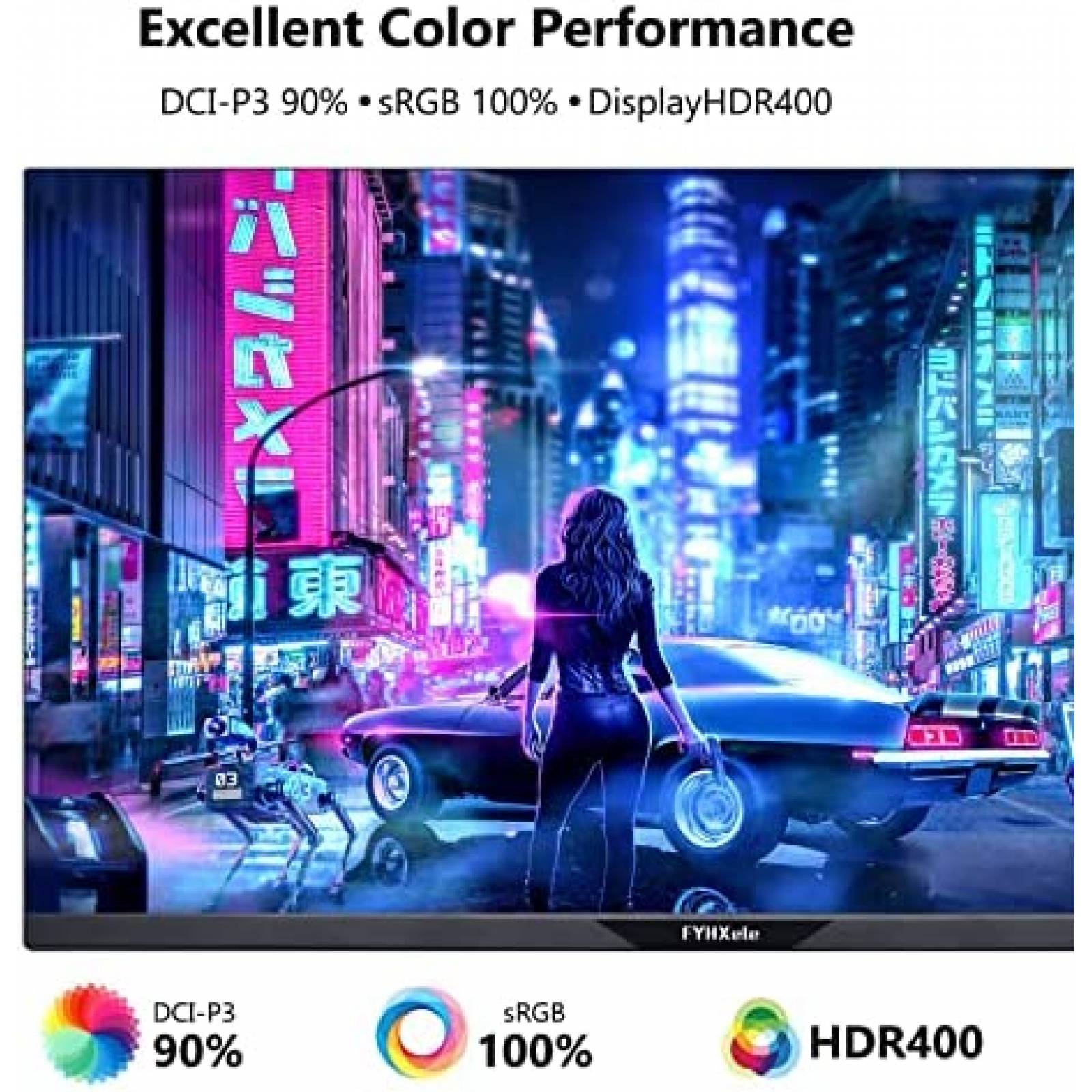 Monitor Gamer FYHXele 28'' 4K 144Hz UHD 3840x2160 IPS 1ms