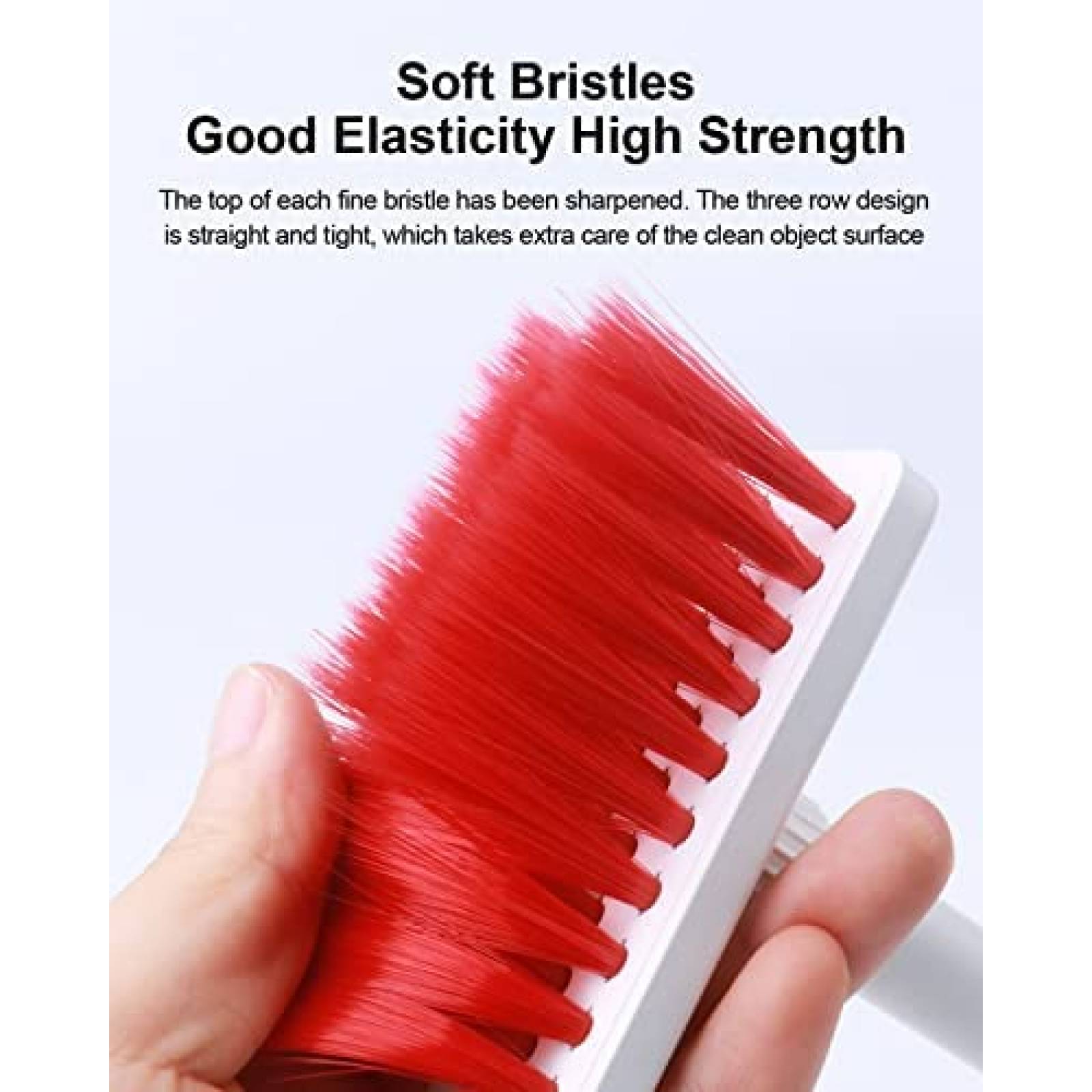 Cepillo Limpiador Hagibis CB01 Teclado Computador Lego -Rojo