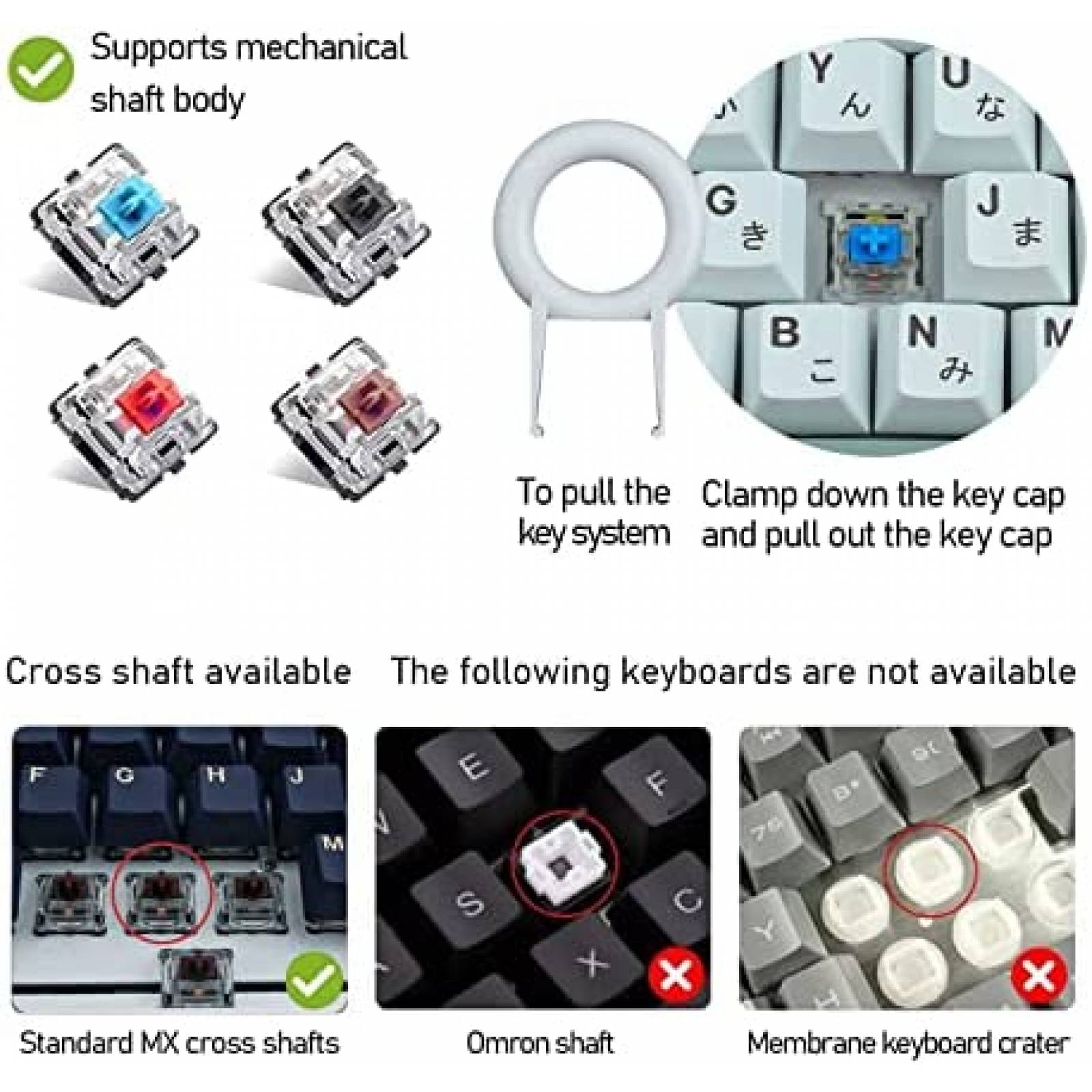 Teclado Gamer Terukir PBT Japonés 141 Teclas Ergonómico