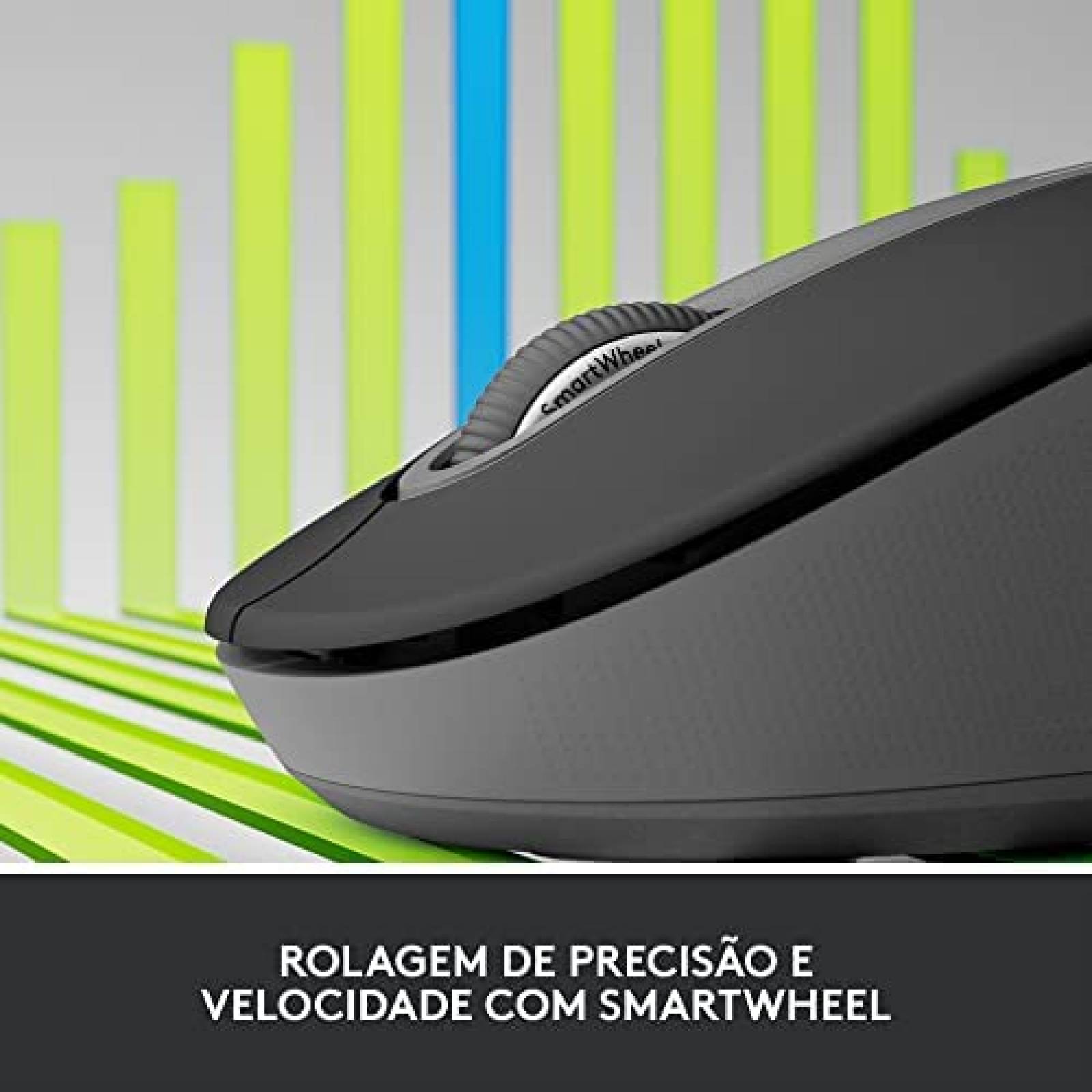 Mouse Logitech M650 Inalámbrico Botones Laterales -Negro