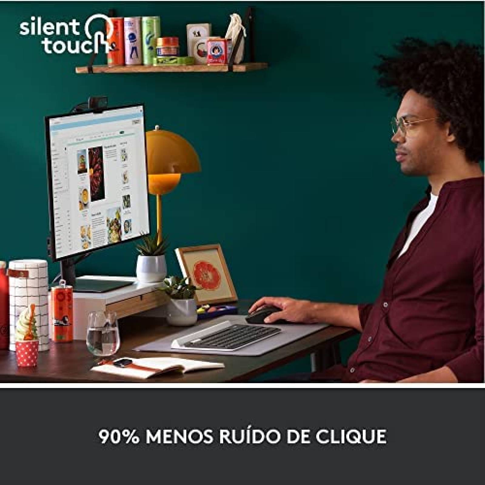 Mouse Logitech M650 Inalámbrico Botones Laterales -Negro