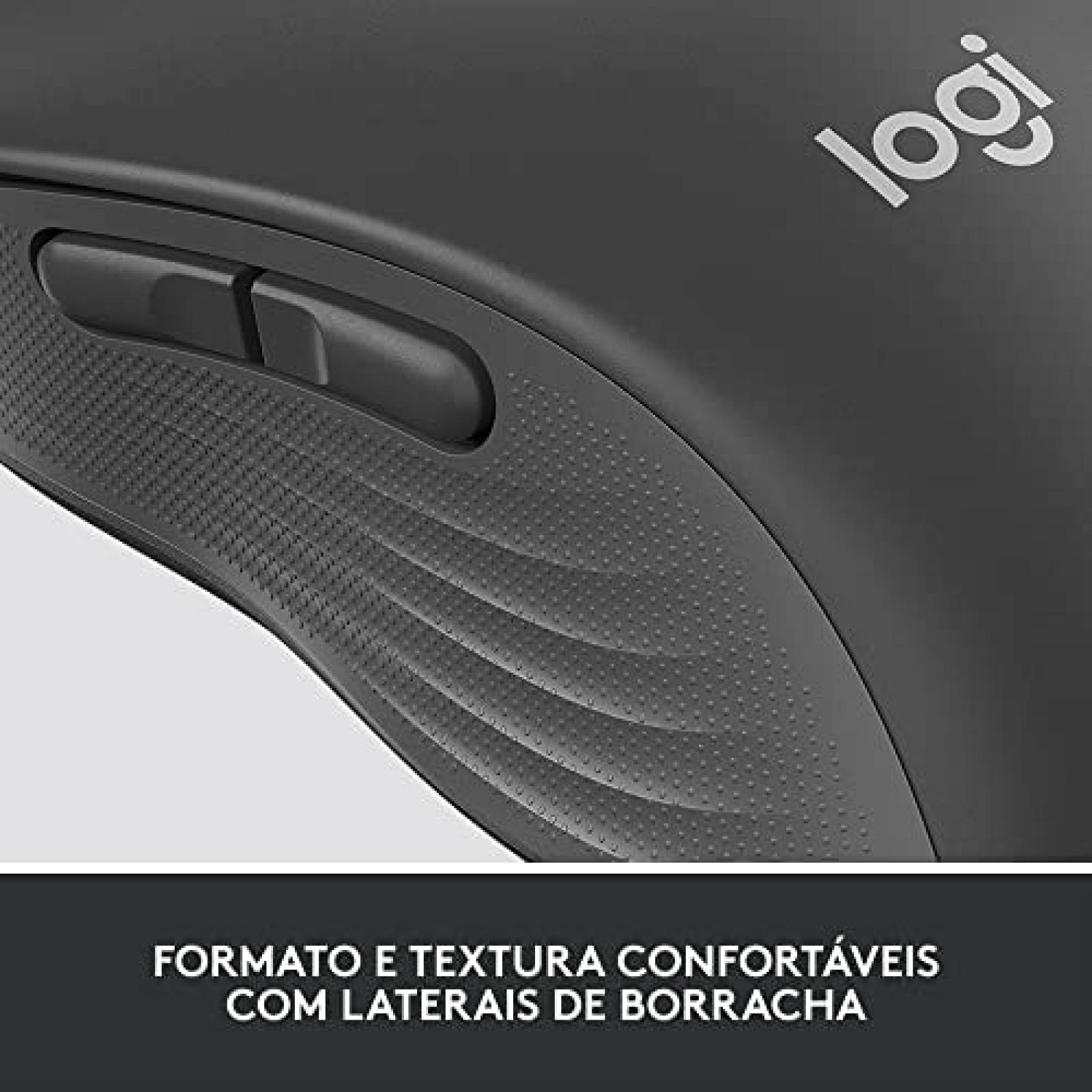 Mouse Logitech M650 Inalámbrico Botones Laterales -Negro