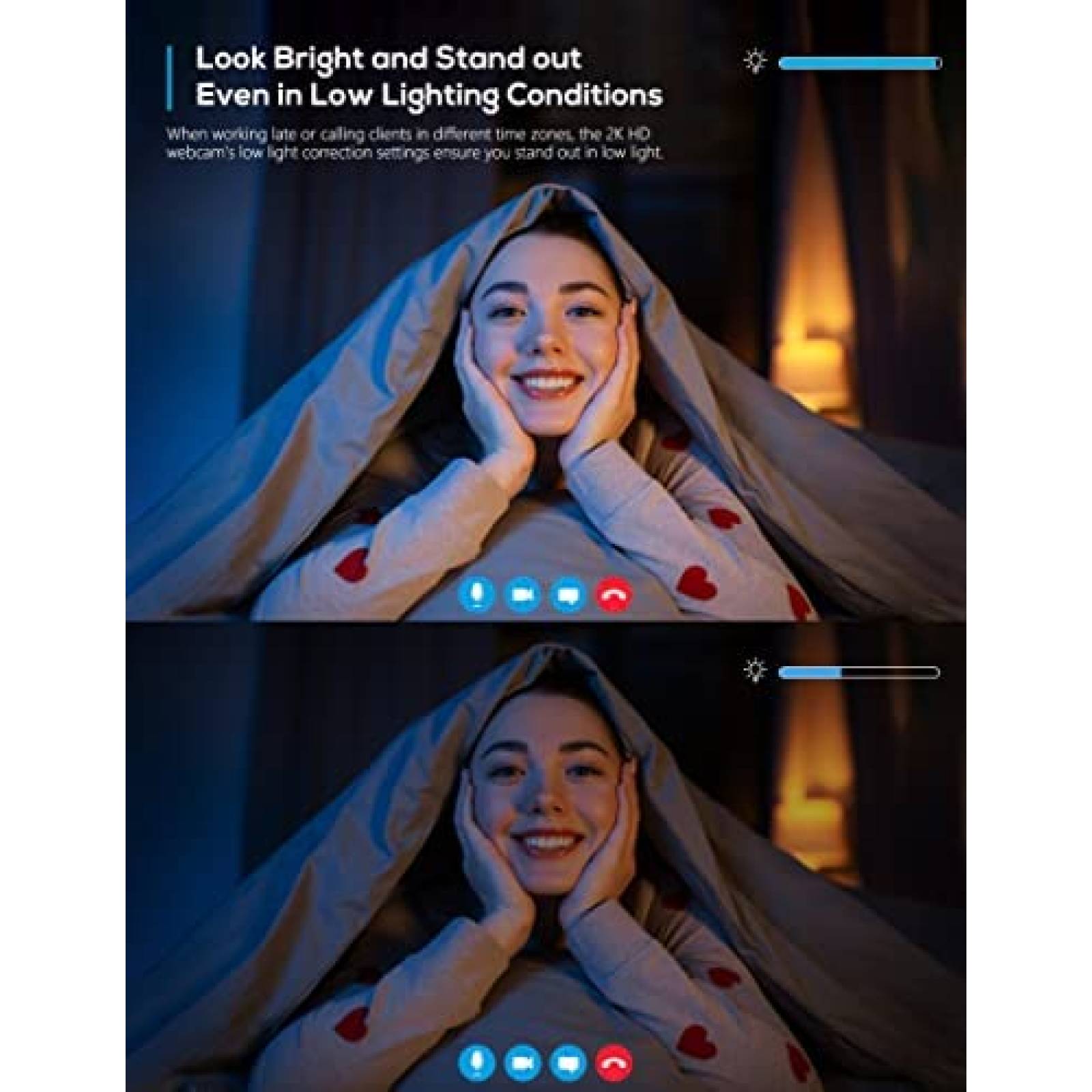 Cámara WEB 2K AIRHUG 1080P Cubierta De Privacidad -Negro