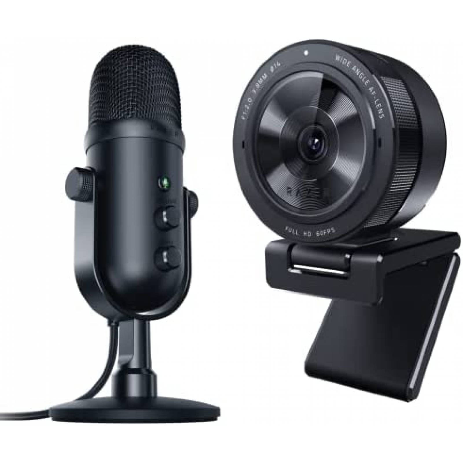 Kit de Streaming Razer Kiyo Pro, V2 Pro Webcam Microfono