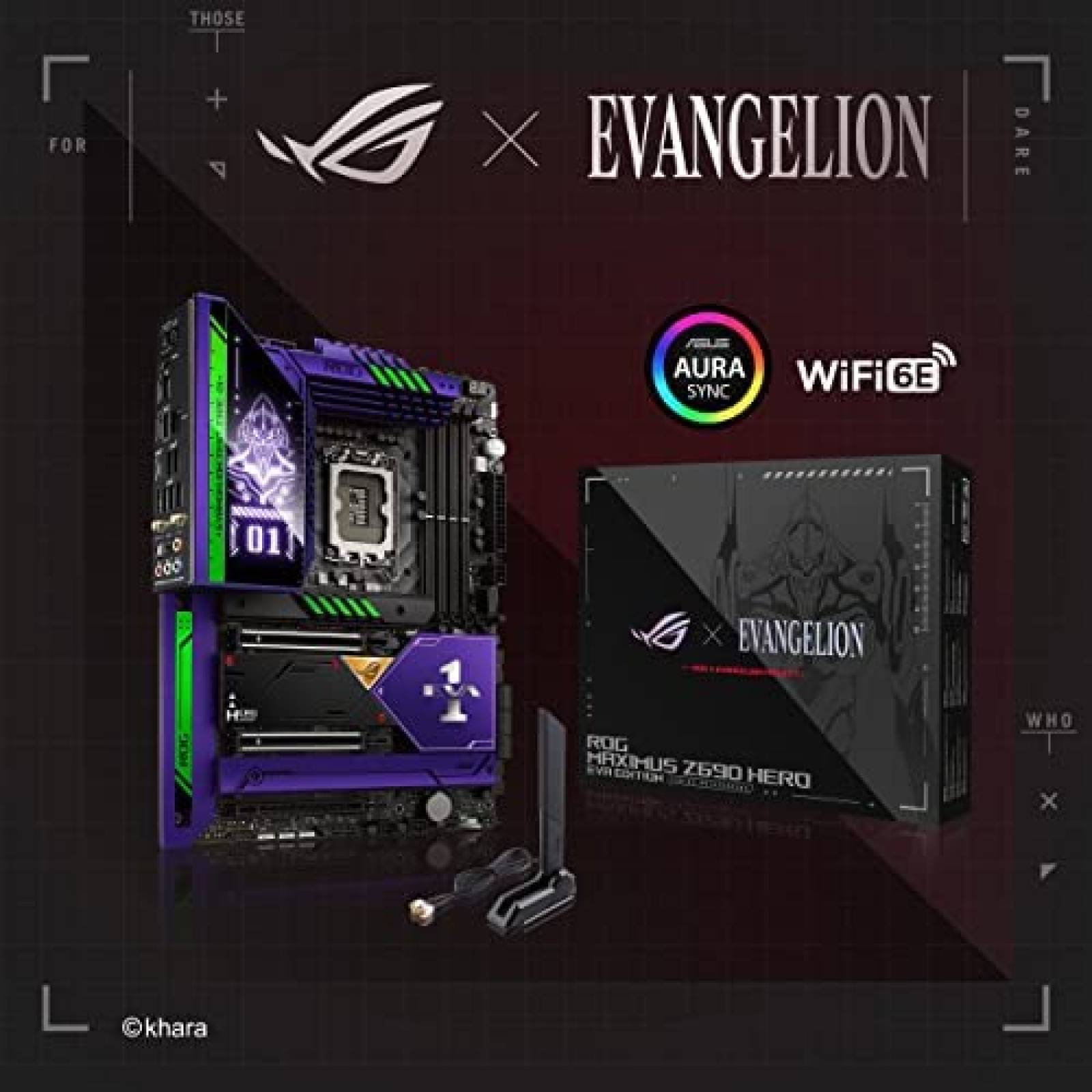 Tarjeta Madre Asus ROG Maximus X690 Hero Evangelion ATX