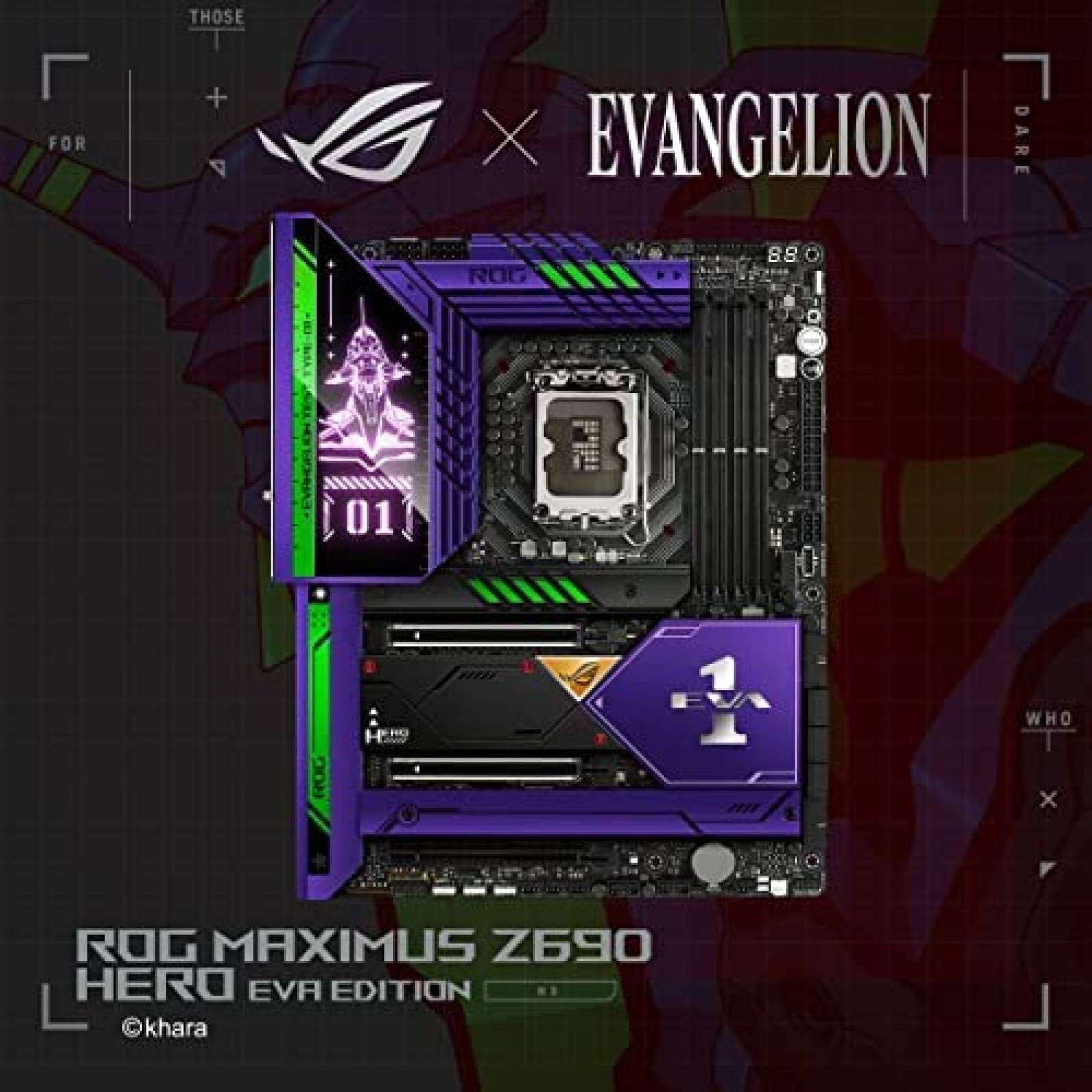 Tarjeta Madre Asus ROG Maximus X690 Hero Evangelion ATX
