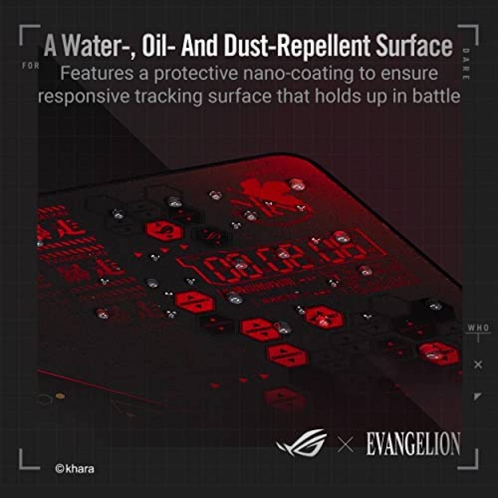 Mousepad Gamer Asus ROG Scabbard II EVA Extendido -Negro