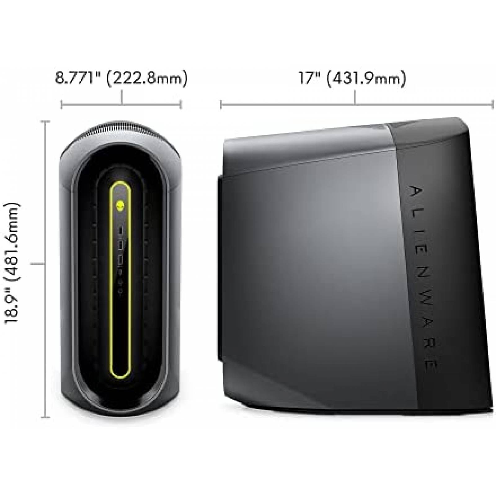 PC Gamer Alienware Aurora R10 AMD R7 16GB 1TB RTX 3080 LHR