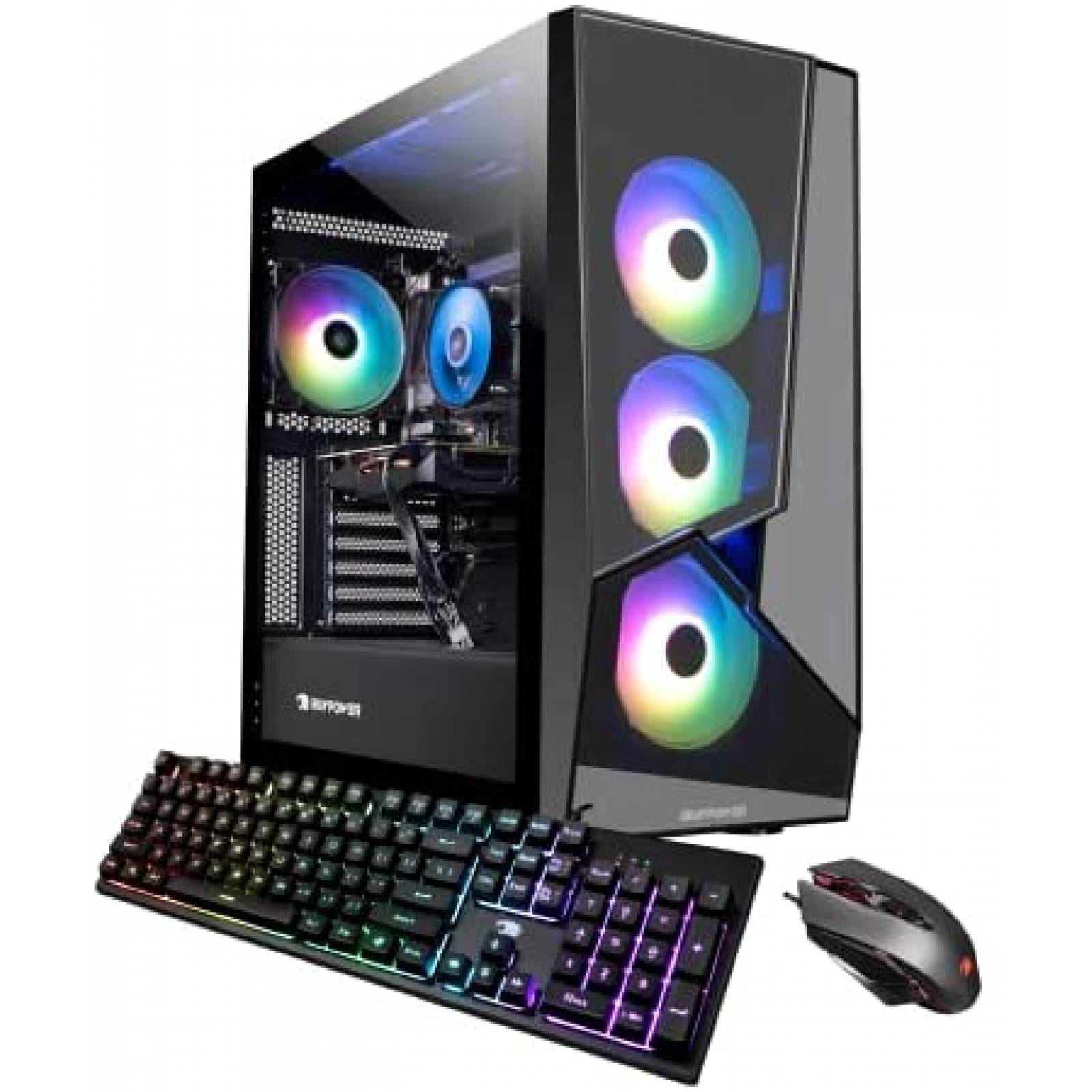 Desktop iBUYPOWER Pro i7 16GB 1TB RTX 3060 Ti -Negro