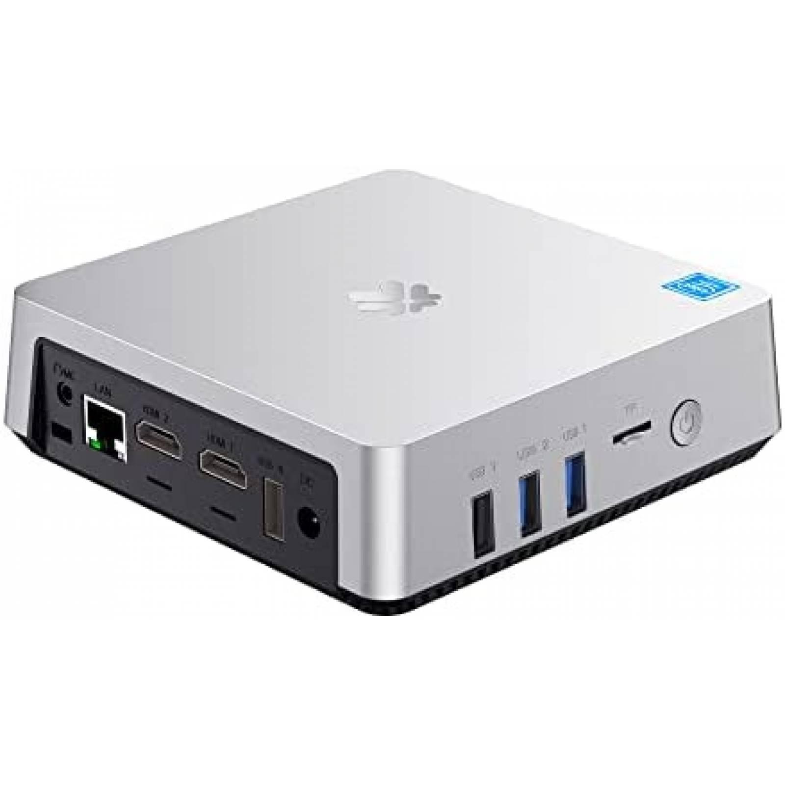 Mini PC OUVISLITE Intel N4000 4GB DDR4 64GB eMMC -Plata