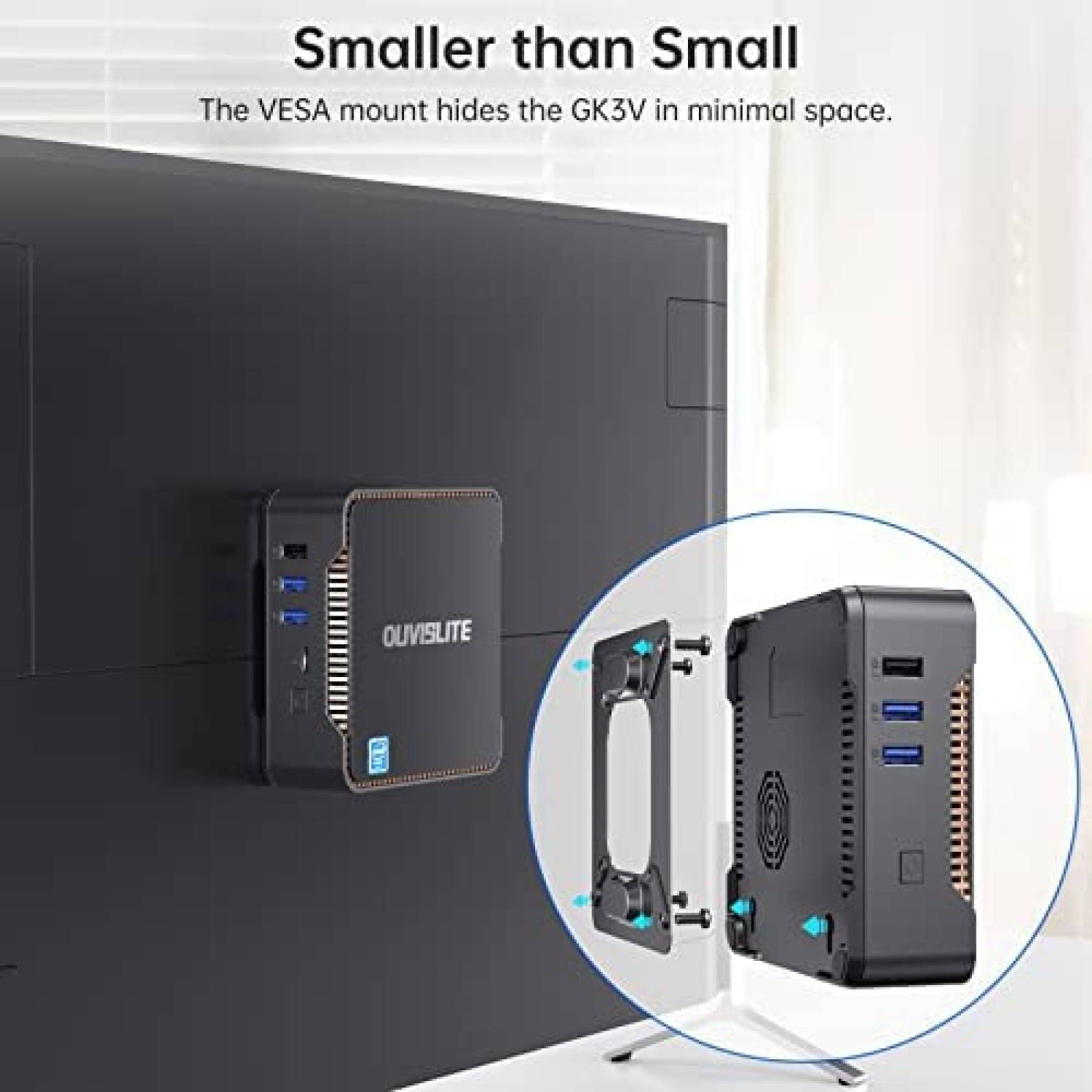 Mini PC OUVISLITE J4125 12GB RAM 256GB SSD Windows 11 Pro