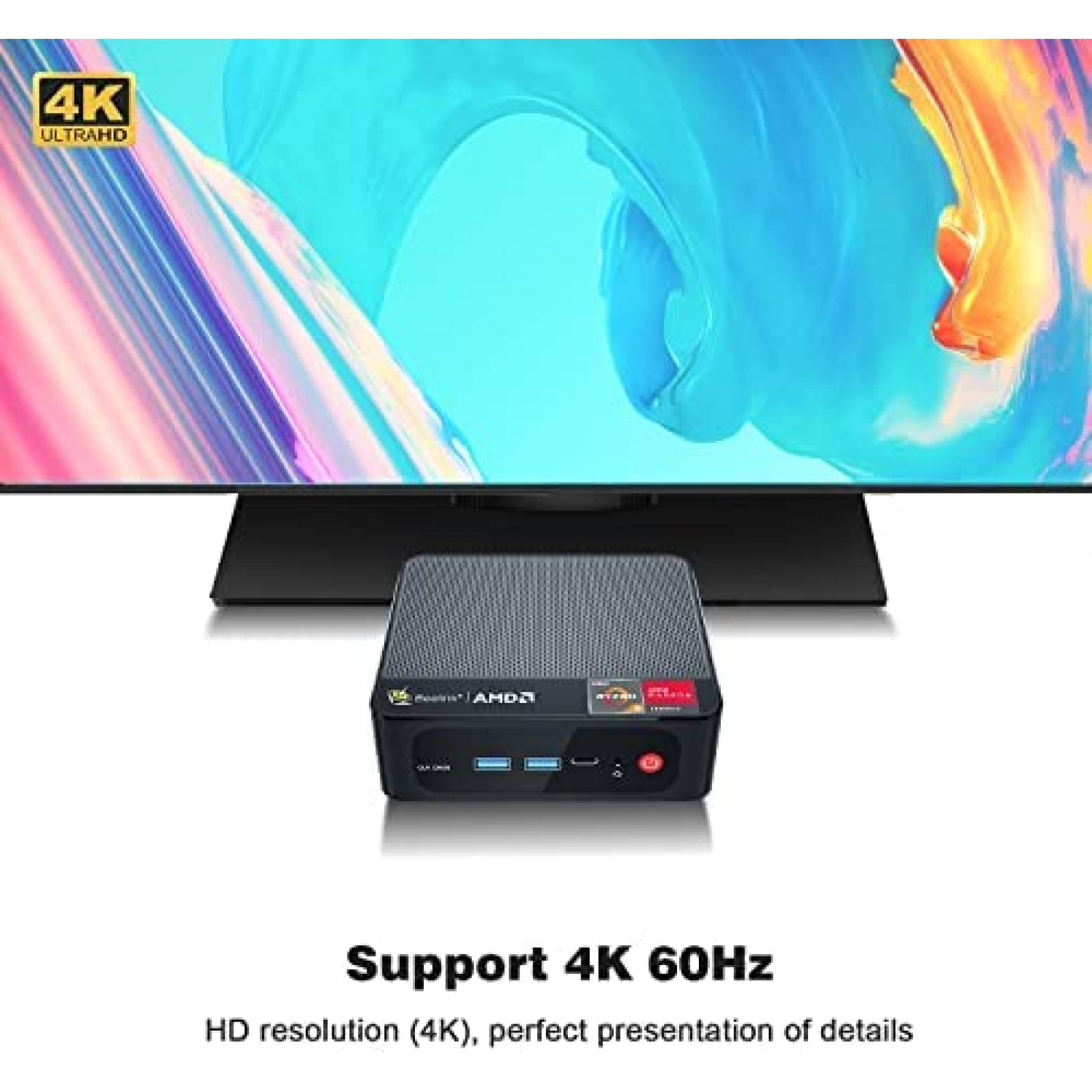 Mini PC Beelink SER3 Ryzen 5 3550 16GB 500GB -Negro