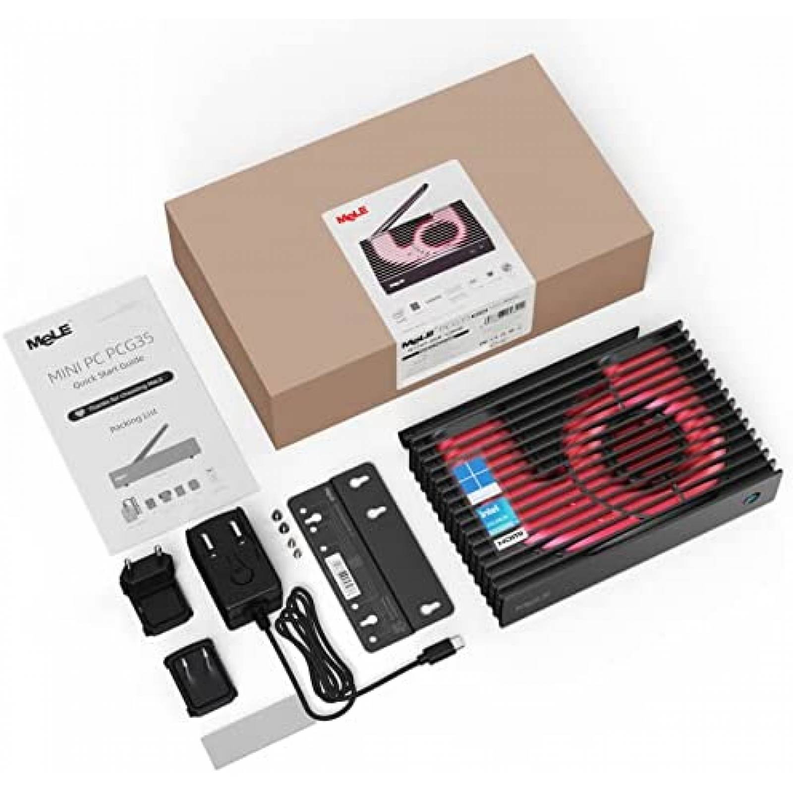 Mini PC MeLE PCG35HD N5105 8GB/256GB Win 11 Pro -Negro