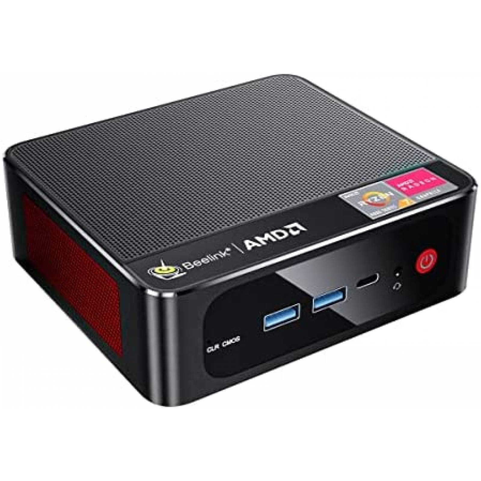 Mini PC Beelink SER Ryzen 7 4700 16GB 500 GB W11 Pro -Negro