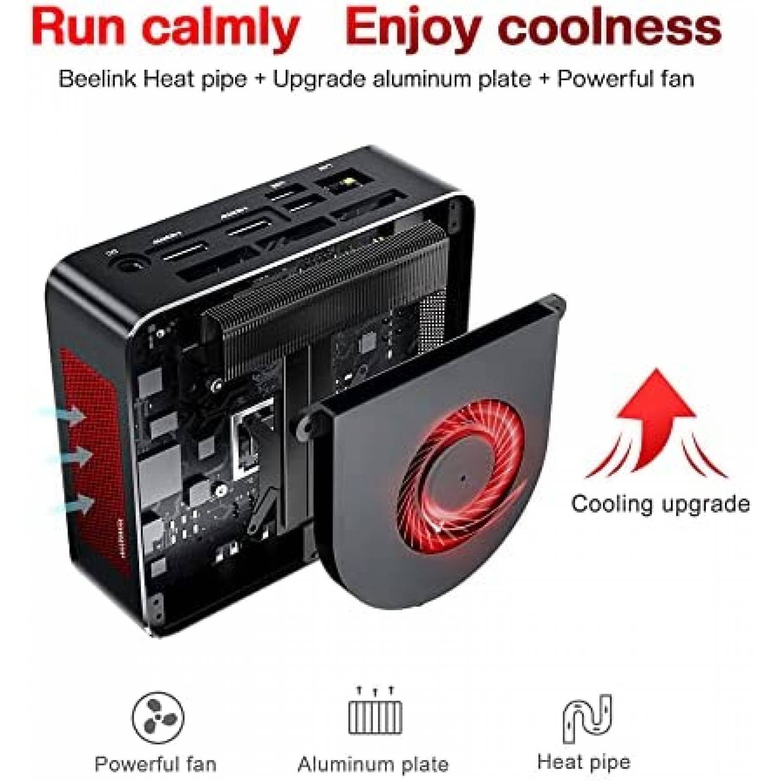 Mini PC Beelink SER4 AMD Ryzen 7 4700U 16GB RAM 500GB W11P