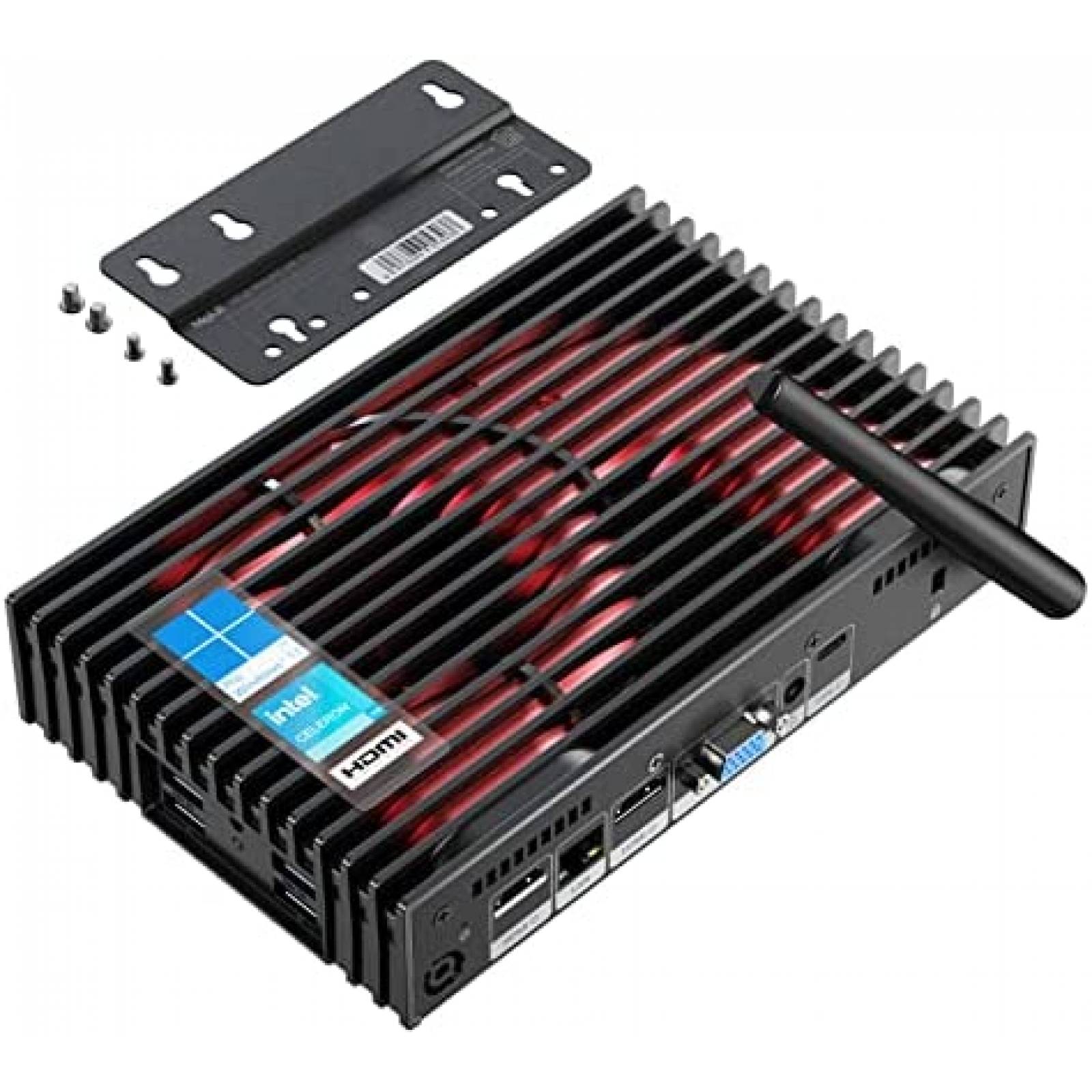 Mini PC MeLE Sin Ventilador Celeron N5105 8GB/128GB -Negro