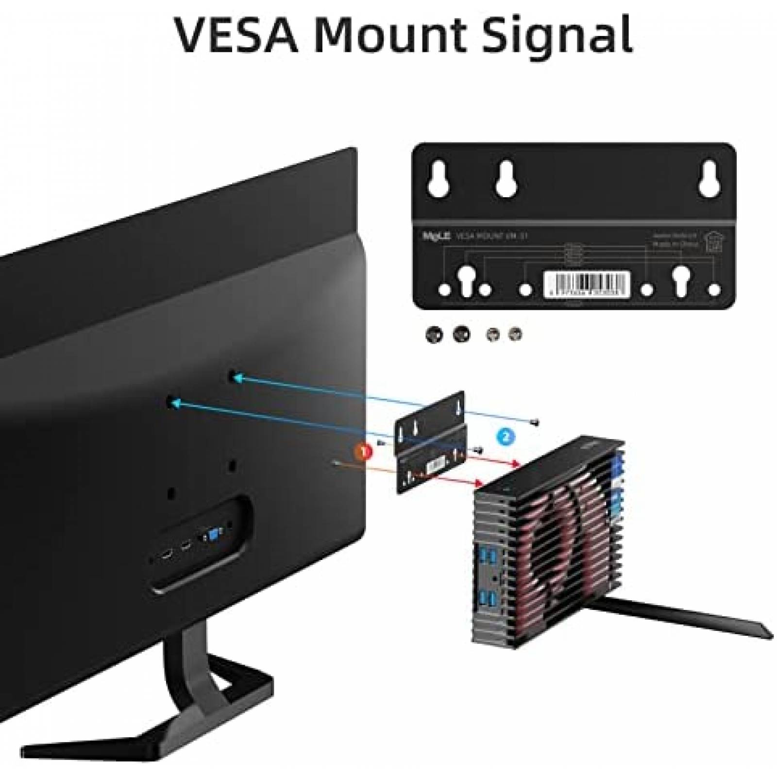 Mini PC MeLE Sin Ventilador Celeron N5105 8GB/128GB -Negro