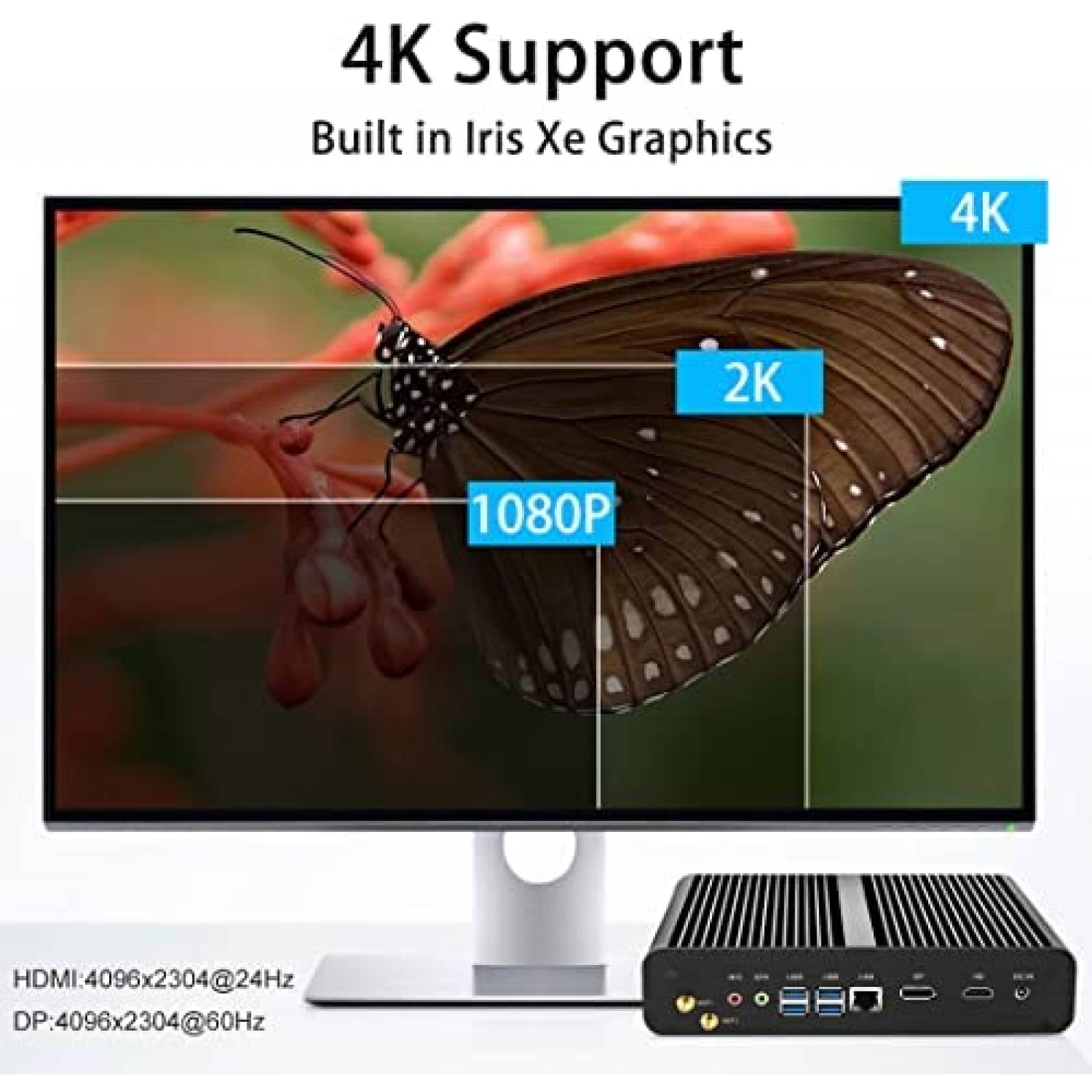 MIni PC Gamer Msecor Intel Core i7 32GB 1TB -Negro