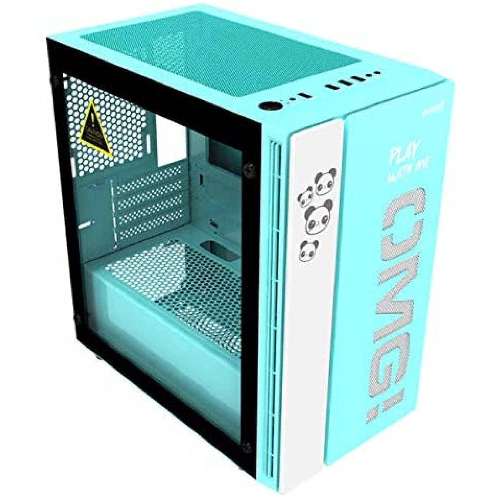 Estuuche de PC SZD OMG Mini Panel lateral de vidrio templado