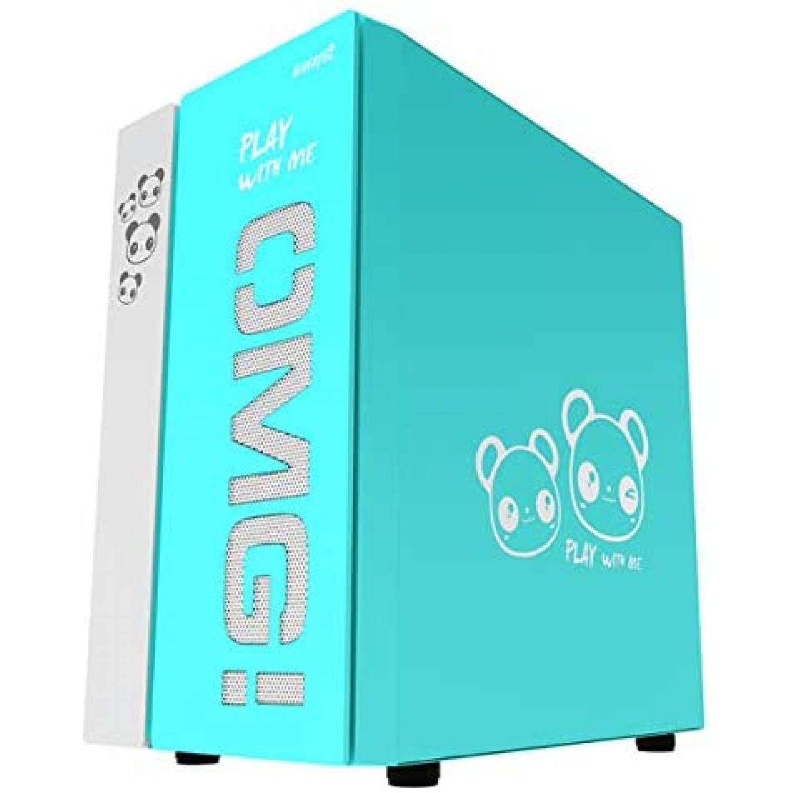 Estuuche de PC SZD OMG Mini Panel lateral de vidrio templado