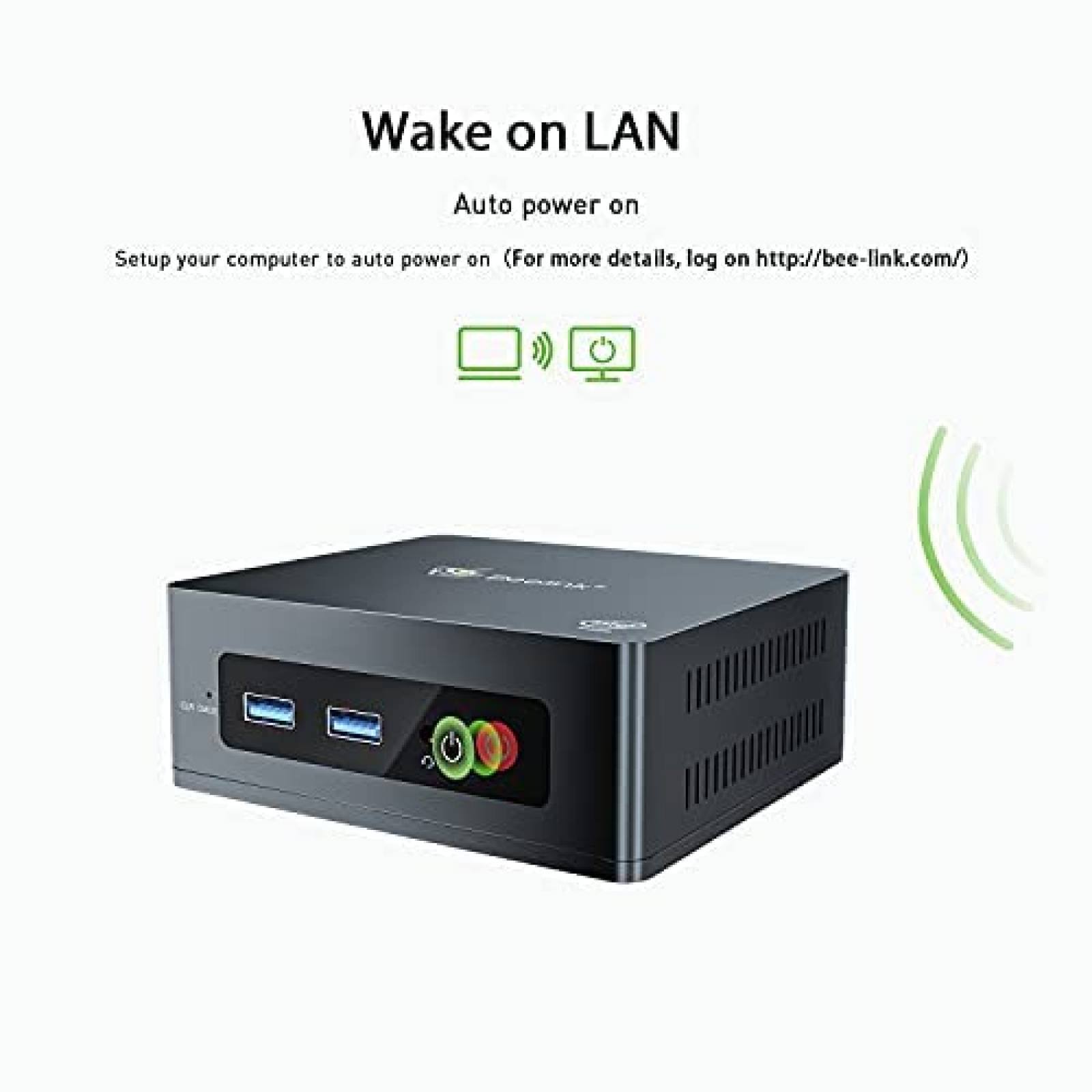 Mini PC Beelink GK36 Windows 10 Pro J3455,8GB RAM 128G SSD