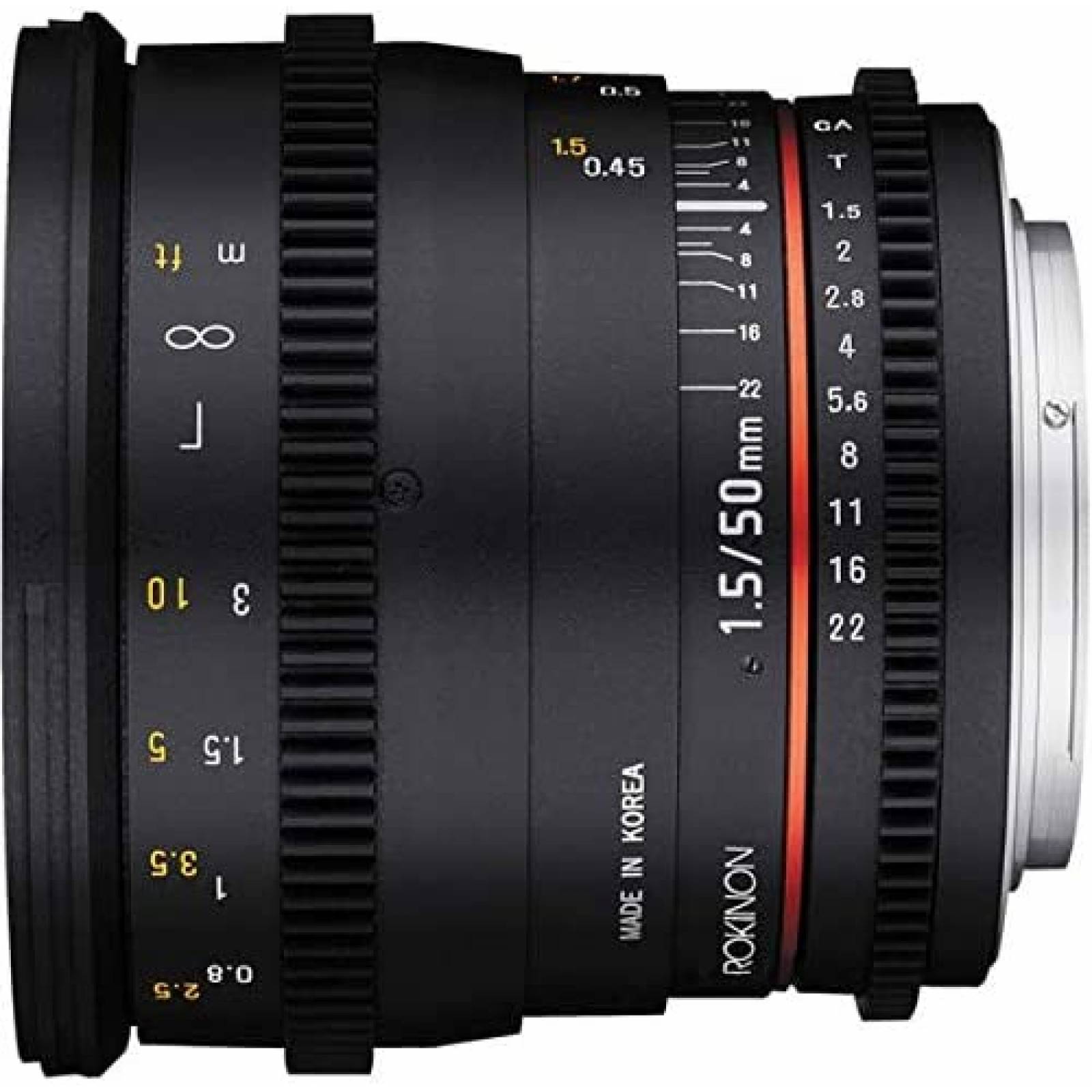 Lente Rokinon DS50M-MFT 50mm T1.5 para MFT -Negro