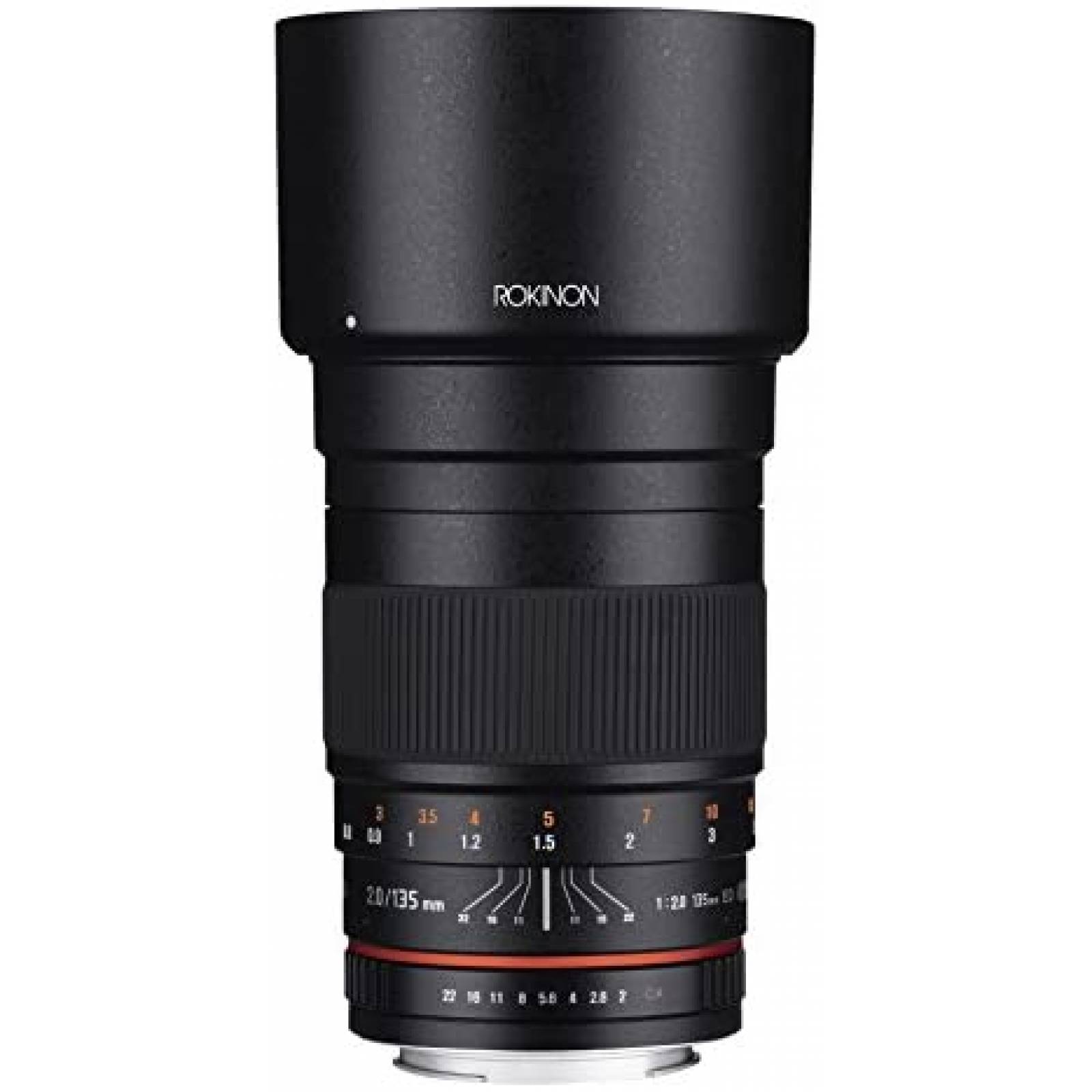 Lente Rokinon 135mm F2.0 ED UMC Para Nikon SLR -Negro