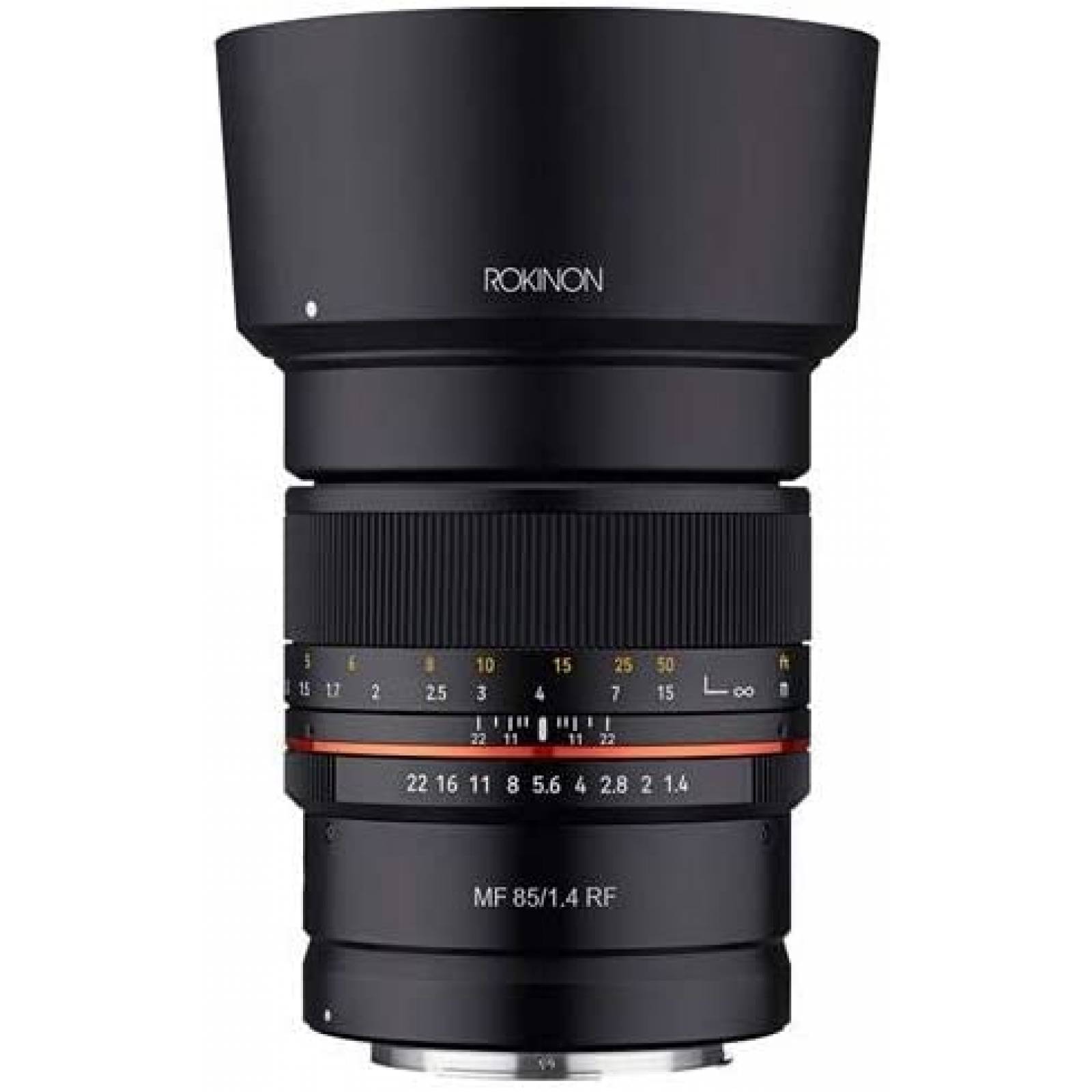 Lente Rokinon 85mm F1.4 Telephoto para Canon R -Negro