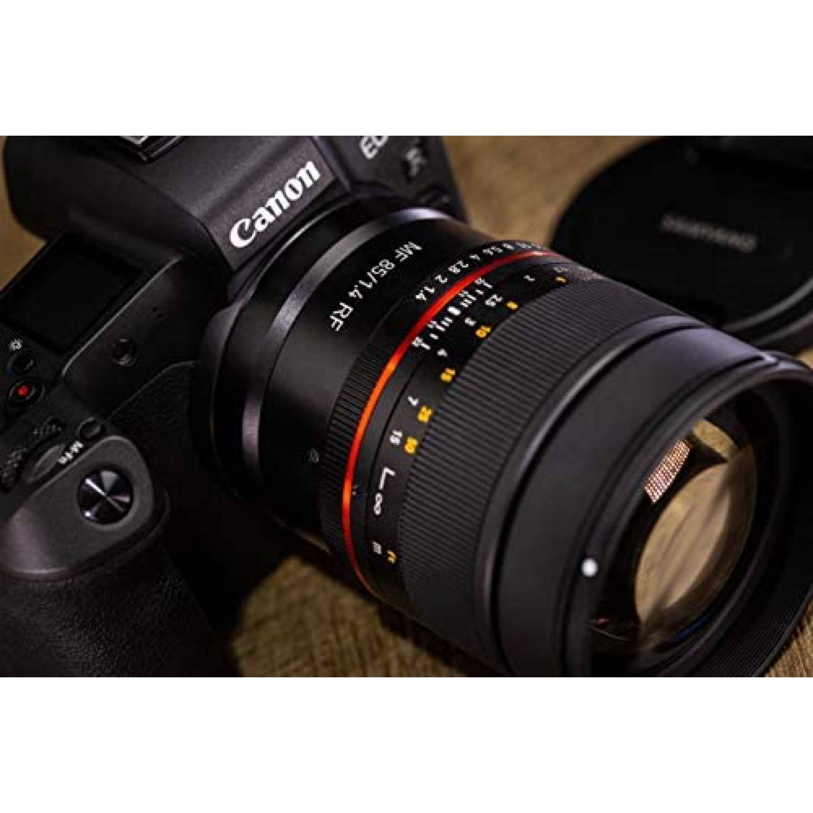 Lente Rokinon 85mm F1.4 Telephoto para Canon R -Negro