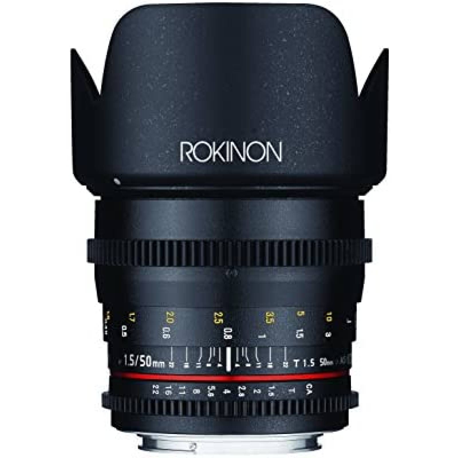 Lente Rokinon Cine DS 50mm T1.5 para Canon -Negro