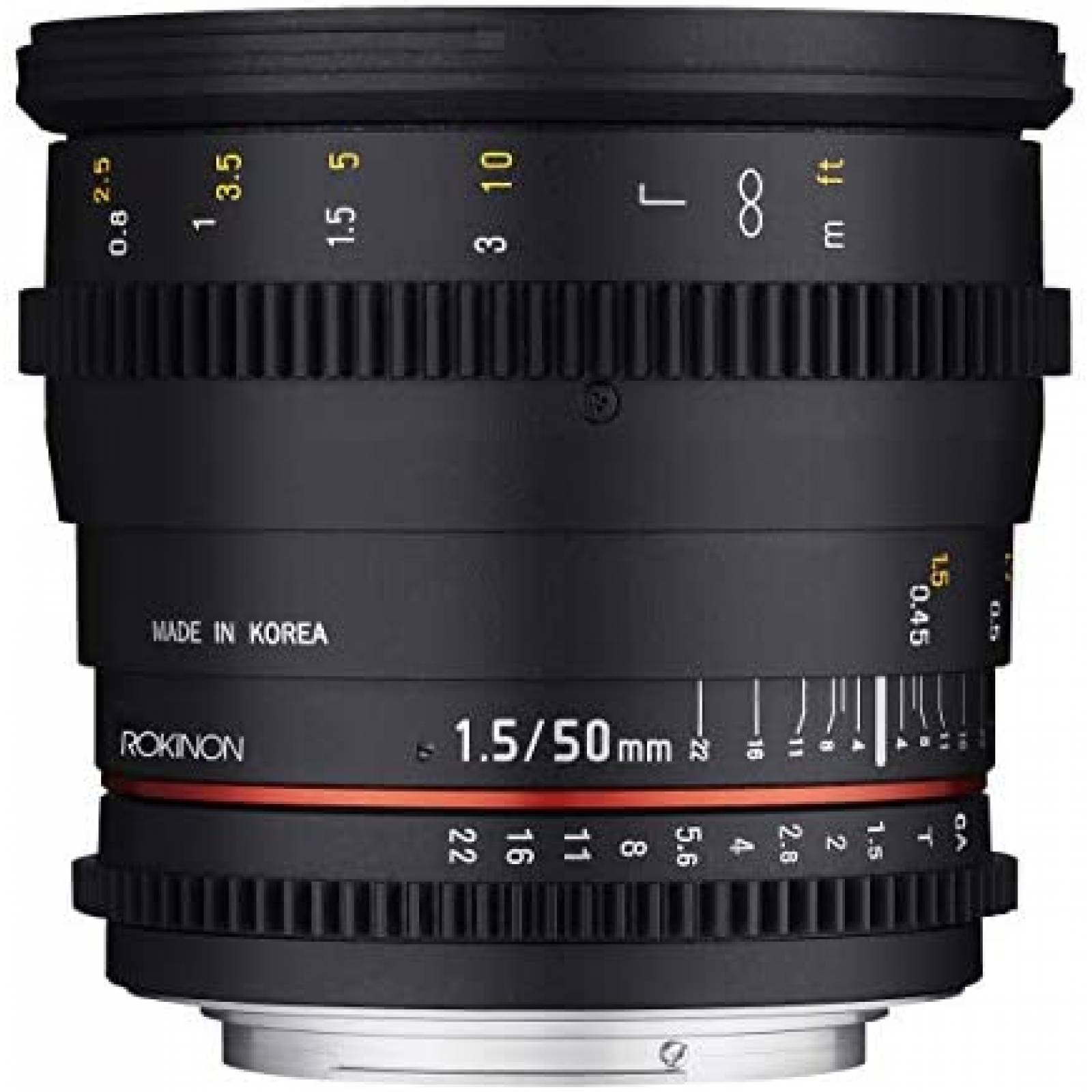 Lente Rokinon Cine DS 50mm T1.5 para Canon -Negro