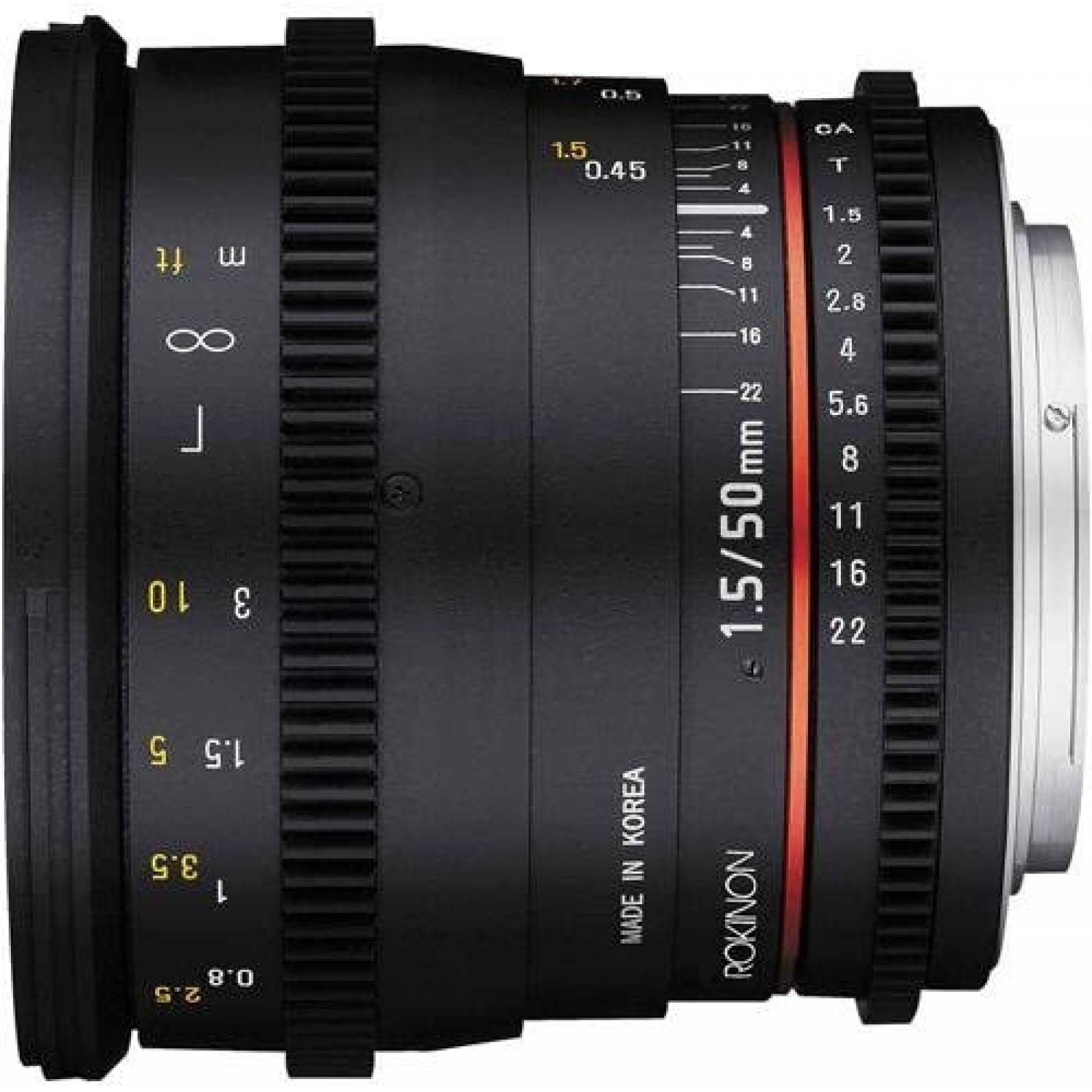 Lente Rokinon Cine DS 50mm T1.5 AS IF para Nikon -Negro