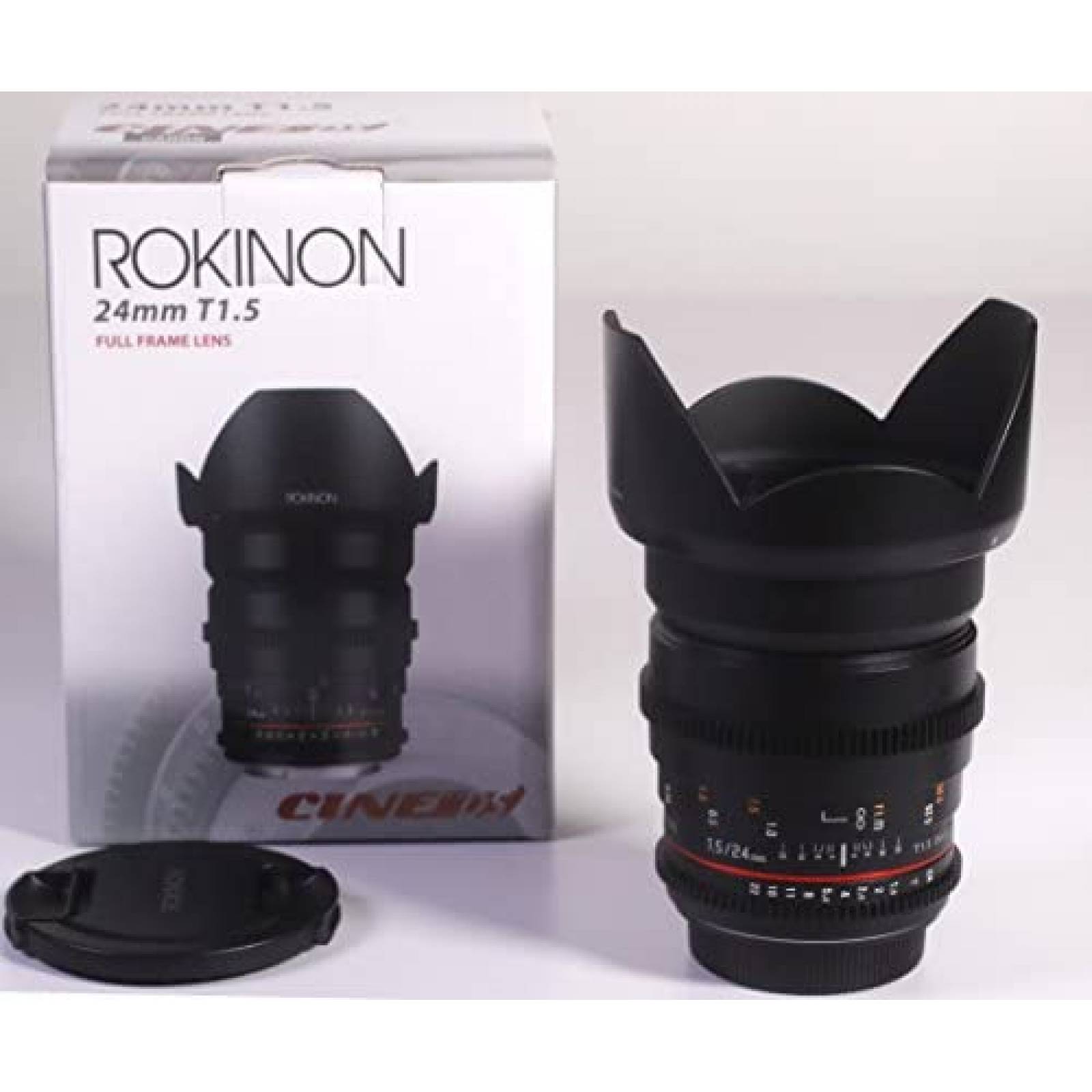 Lente Rokinon Cine DS DS24M-C 24mm T1.5 para Canon EF -Negro