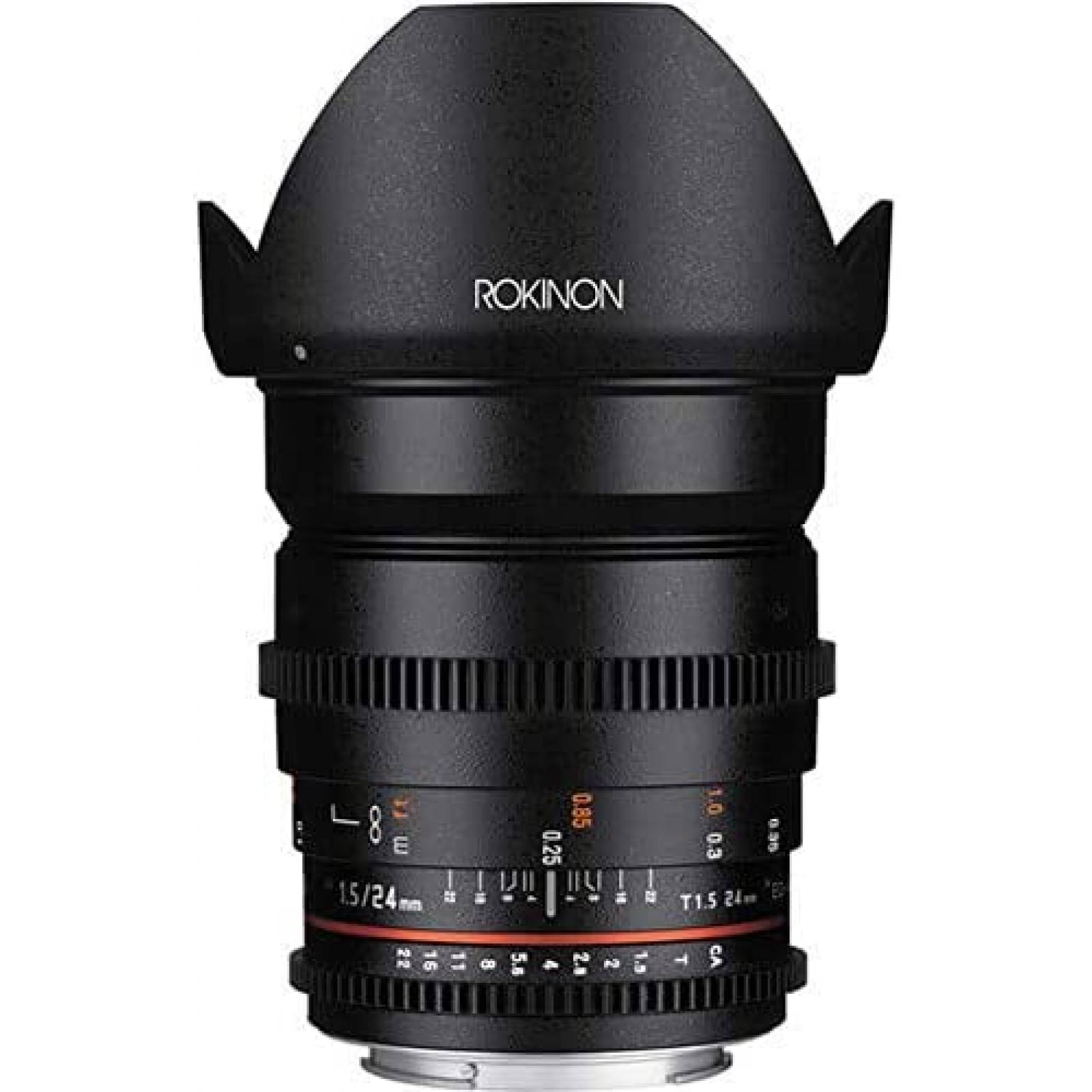 Lente Rokinon Cine DS DS24M-C 24mm T1.5 para Canon EF -Negro