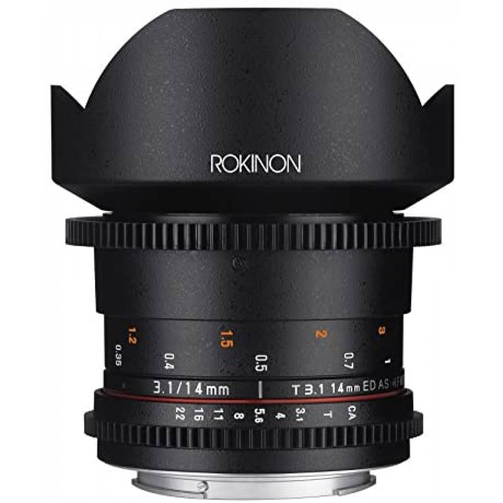 Lente Rokinon Cine DS DS14M-C 14mm T3.1 para Canon EF -Negro