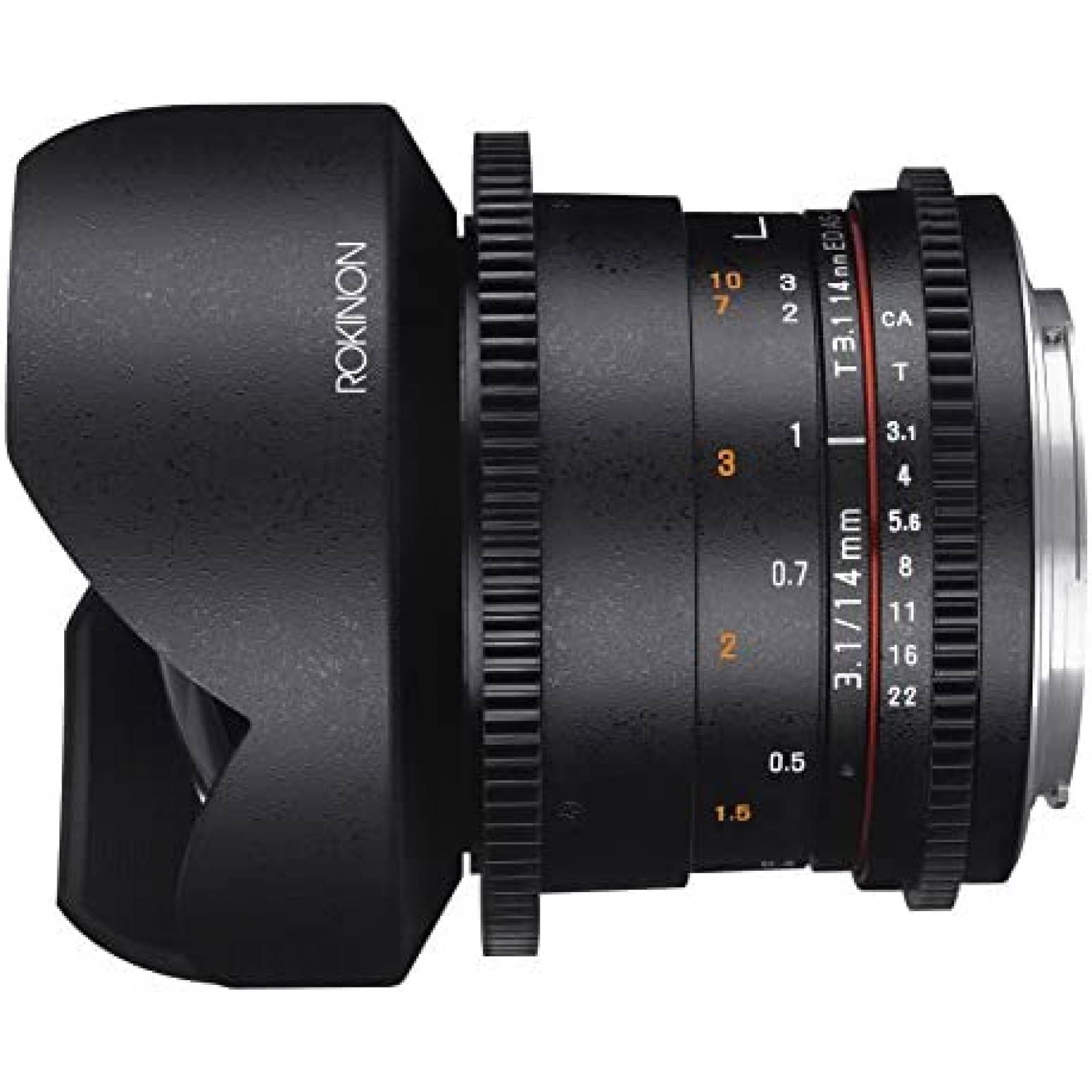 Lente Rokinon Cine DS DS14M-C 14mm T3.1 para Canon EF -Negro