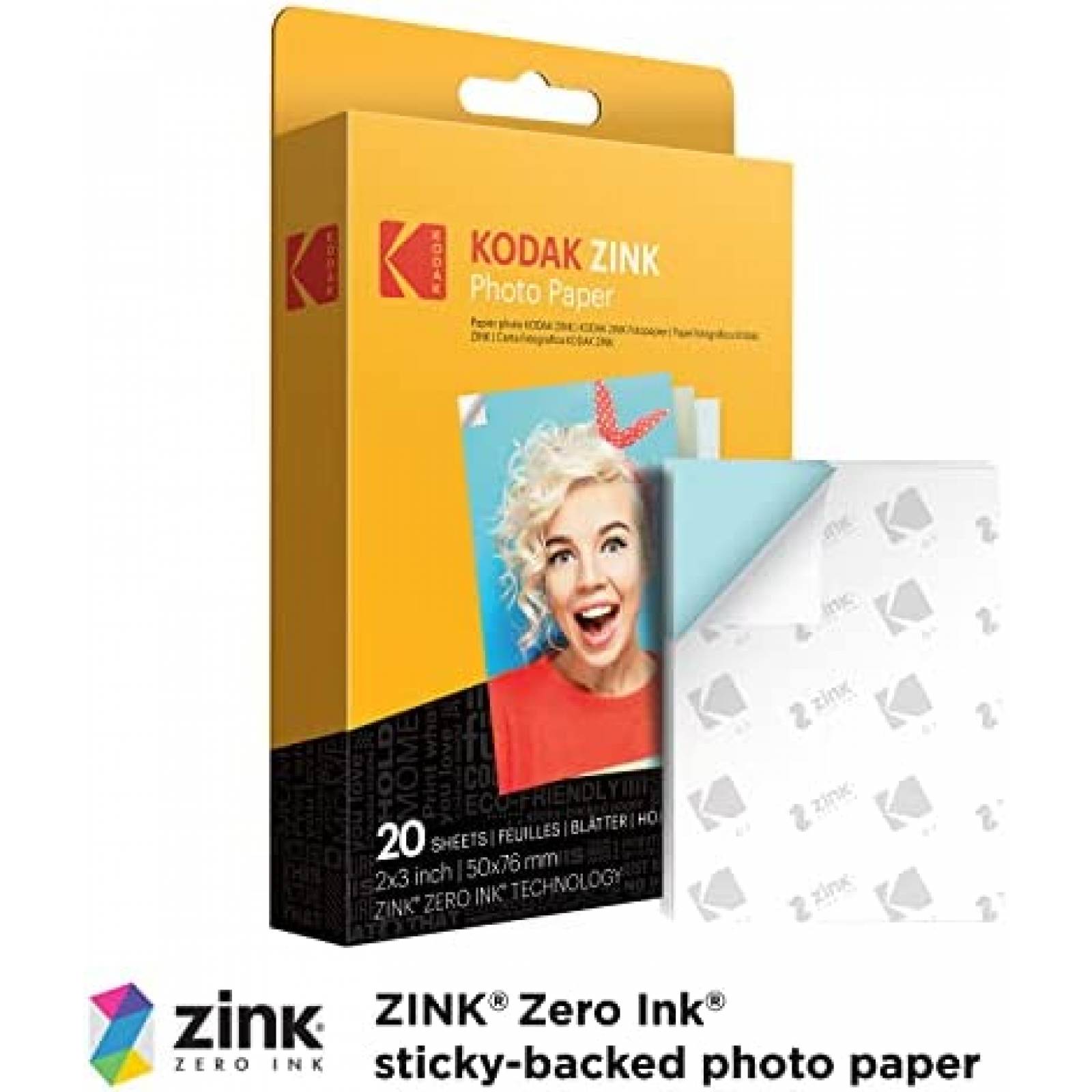 Kit Impresora Kodak Step Instantanea ZINK -Azul