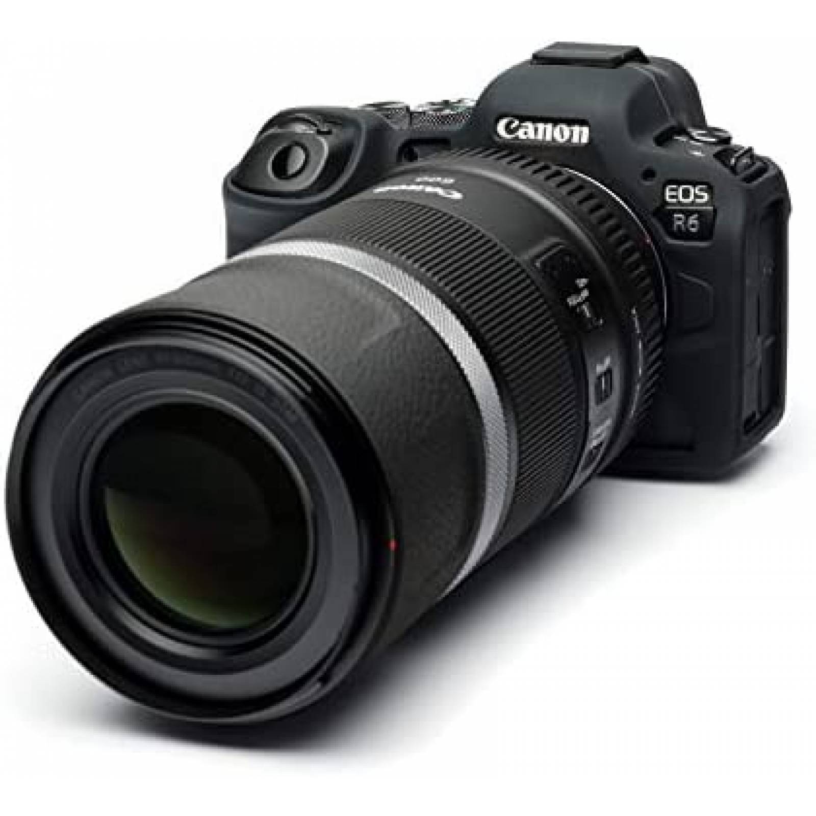 Funda de Silicon easyCover para Canon R5 / R6 -Negro