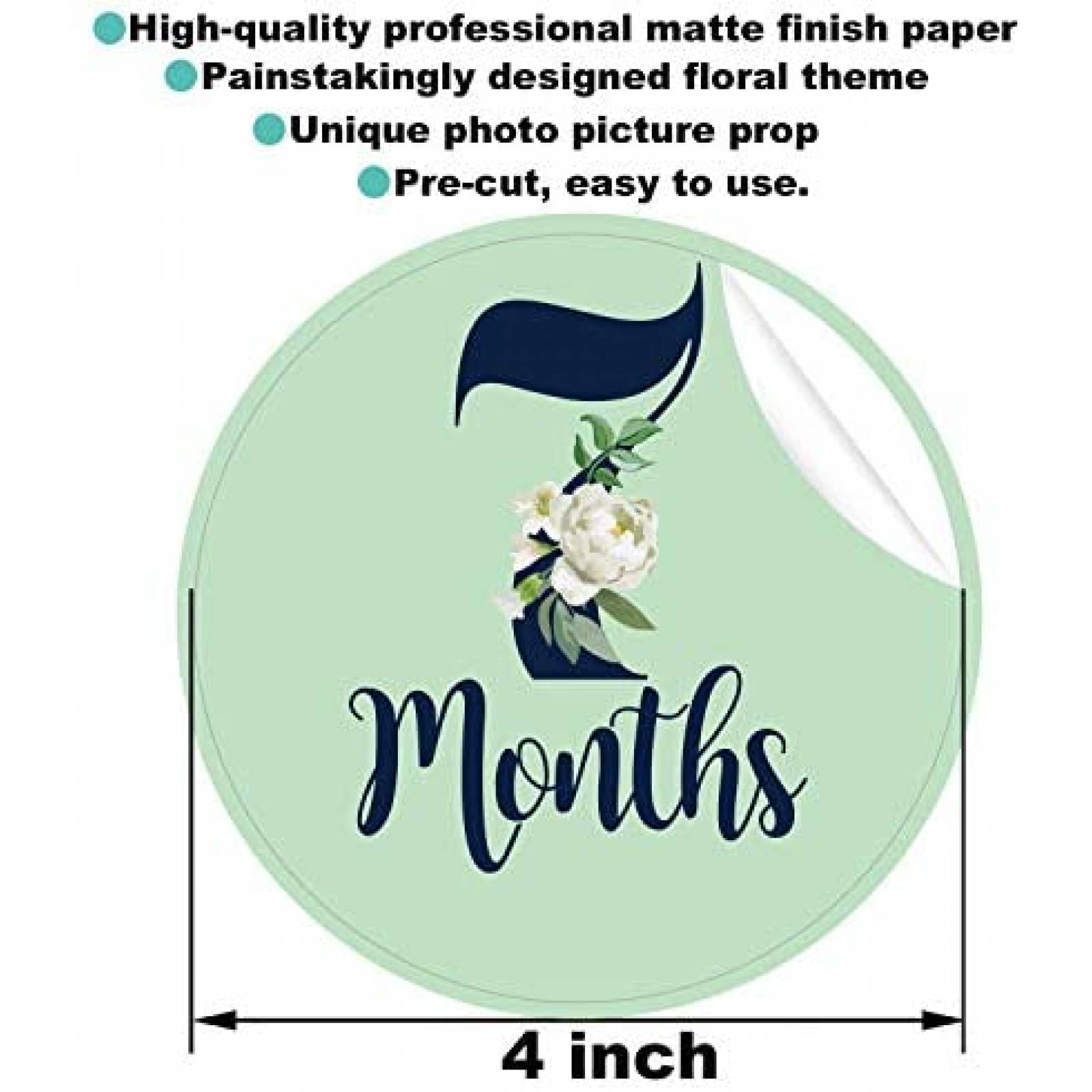 Paquete Stickers Marca Genérica Festejo de Bebé 16pzas