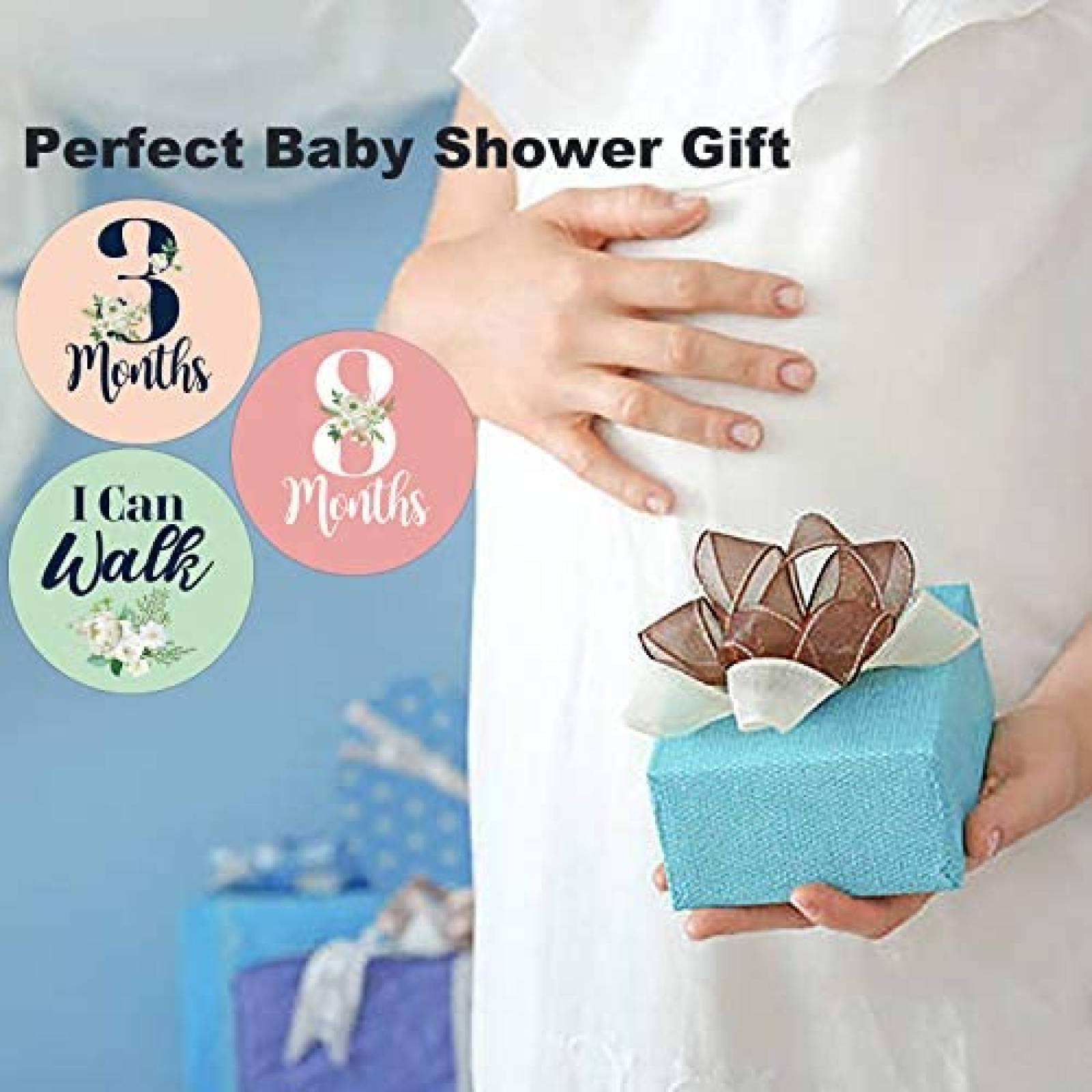 Paquete Stickers Marca Genérica Festejo de Bebé 16pzas