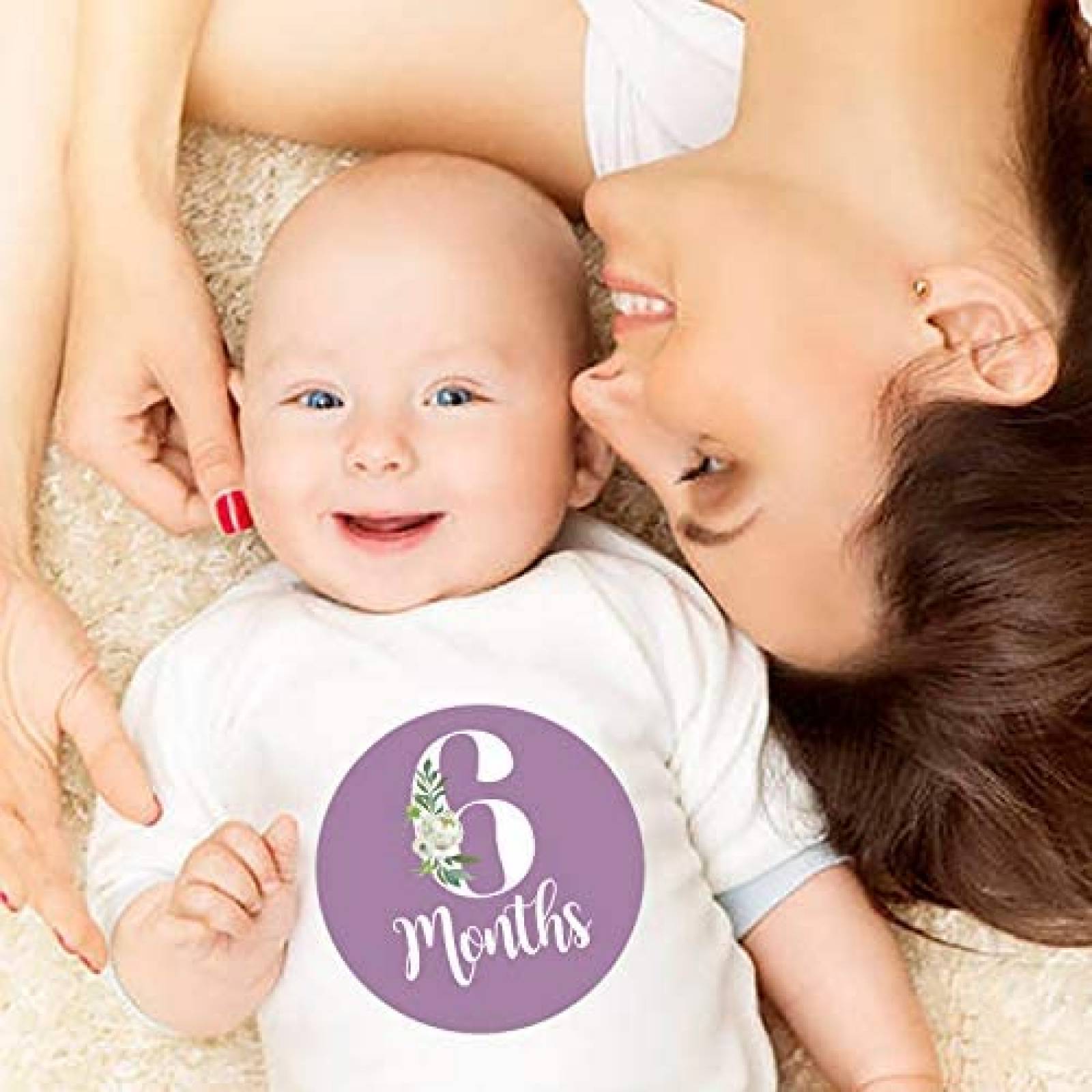 Paquete Stickers Marca Genérica Festejo de Bebé 16pzas