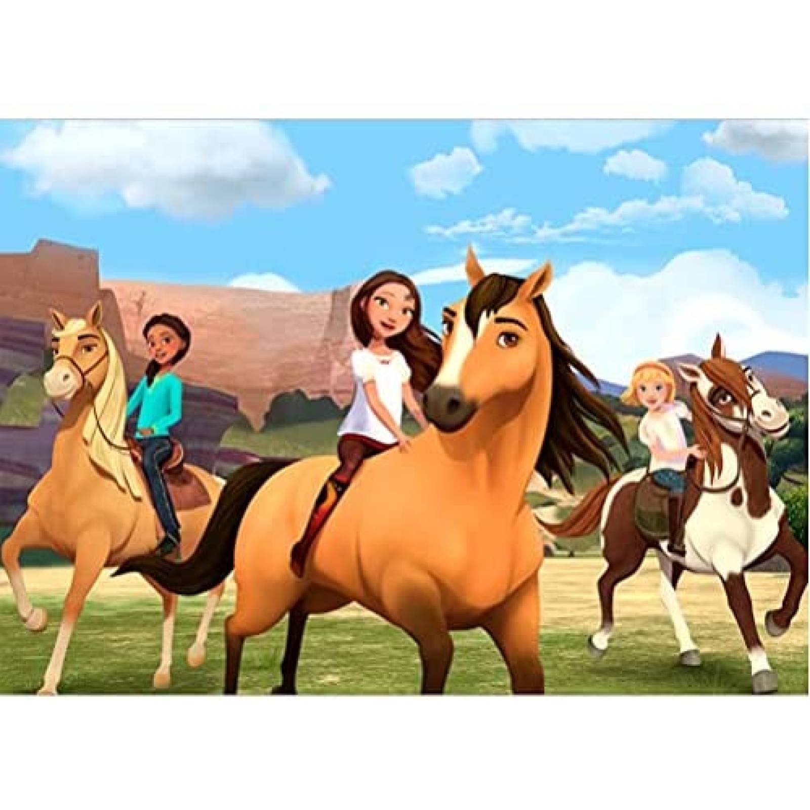 Telón de Fondo PANGENG Spirit Riding Free 7x5ft de Vinilo