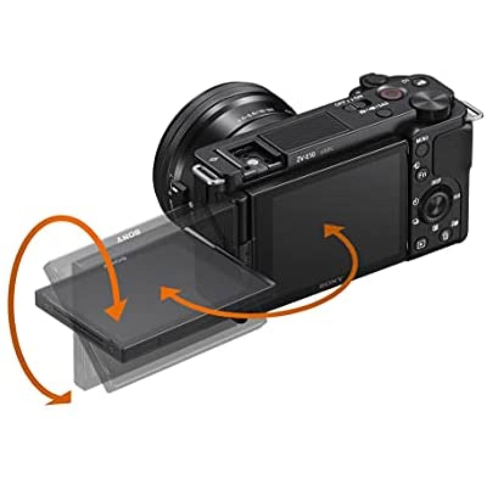 Cámara Sony Alpha ZV-E10 sin espejo para videoblogueros