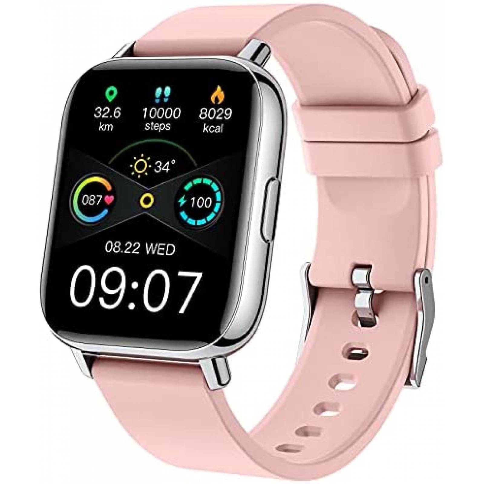 Smartwatch Motast 1.69" Pantalla Tactil IP68 -Rosa