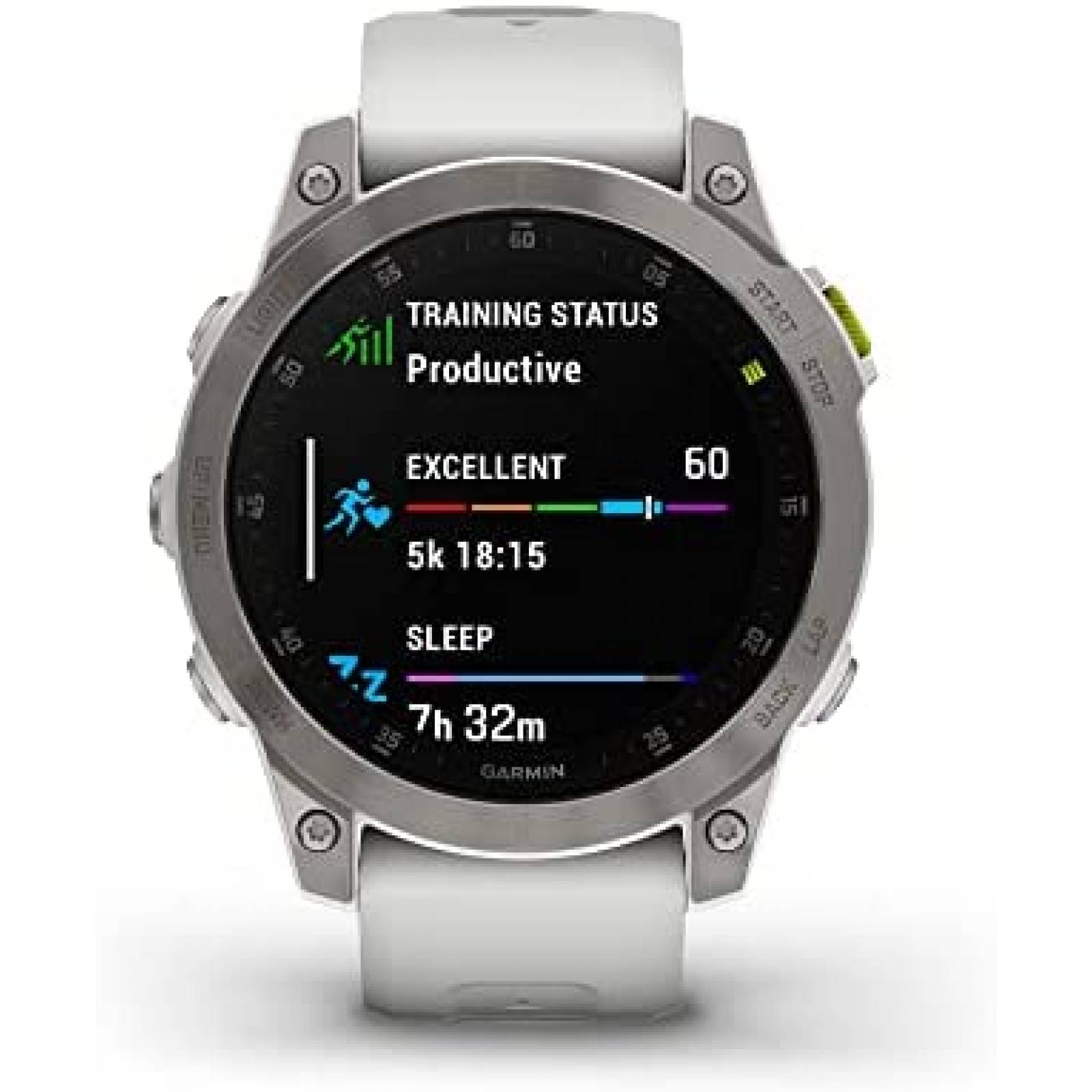 Smartwatch Fitness Garmin epix Gen 2 de 1.3'' AMOLED -Blanco